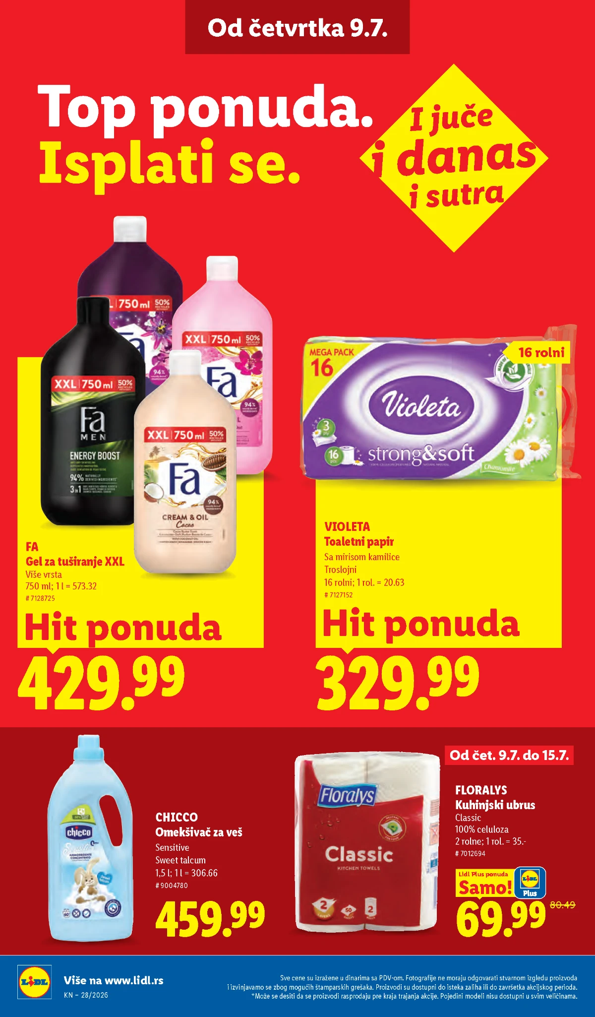 Lidl katalog strana 36 – nove akcije i ponude