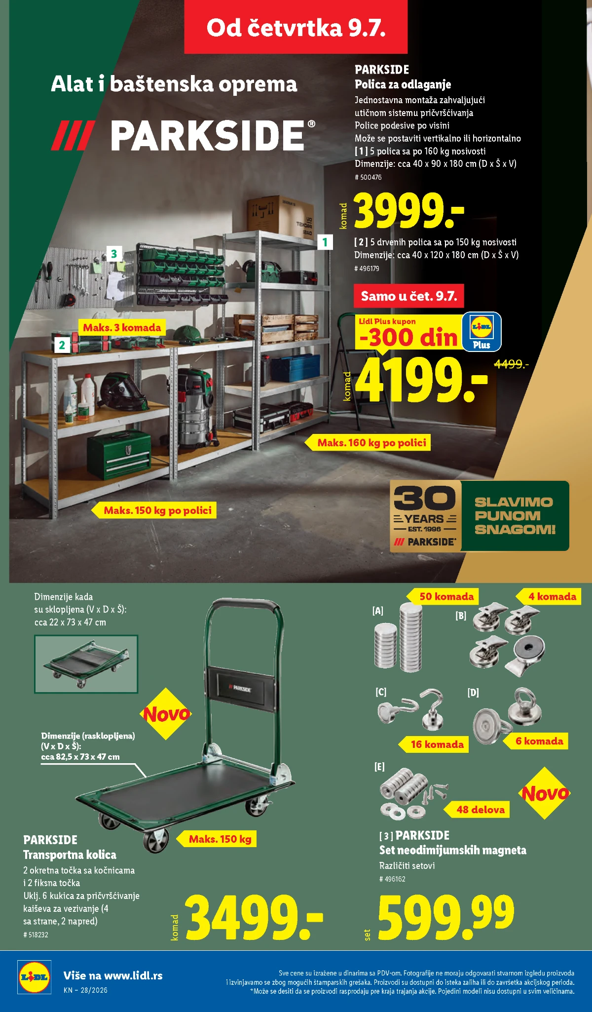 Lidl katalog strana 72 – nove akcije i ponude