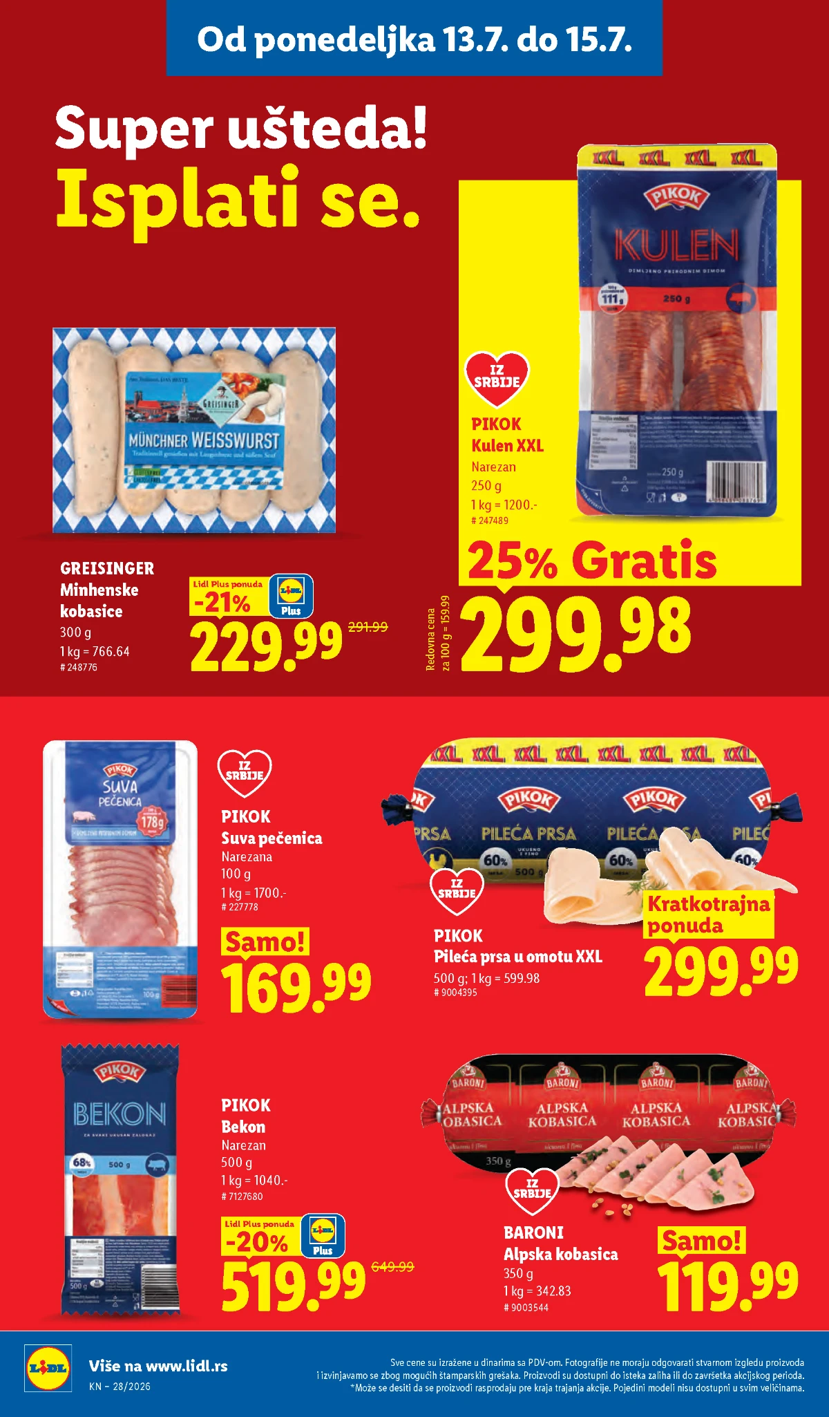 Lidl katalog strana 88 – nove akcije i ponude