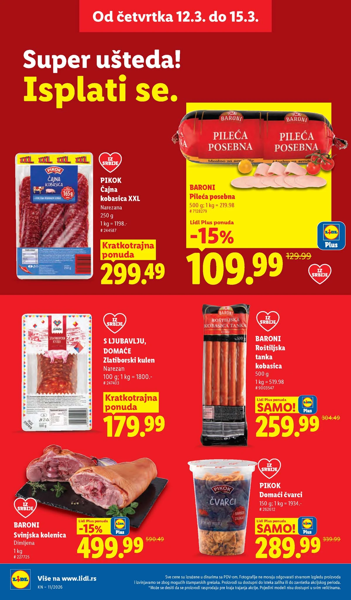 Katalog Lidl sniženja Katalozi Lidl kataloška ponuda