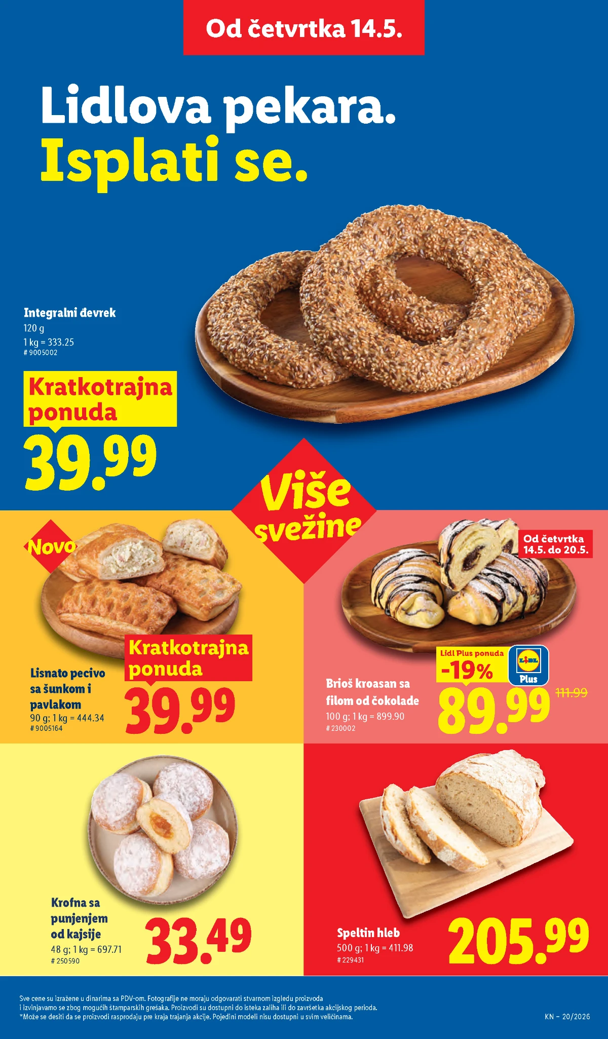 Lidl sezonske akcije i proizvodi na sniženju maj 2026