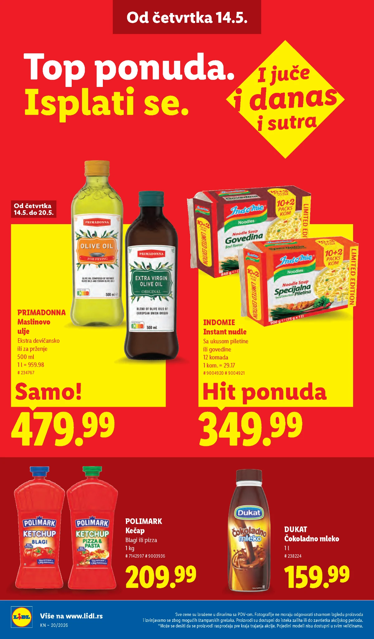 Lidl katalog akcija strana 24 hit ponude Srbija 2026