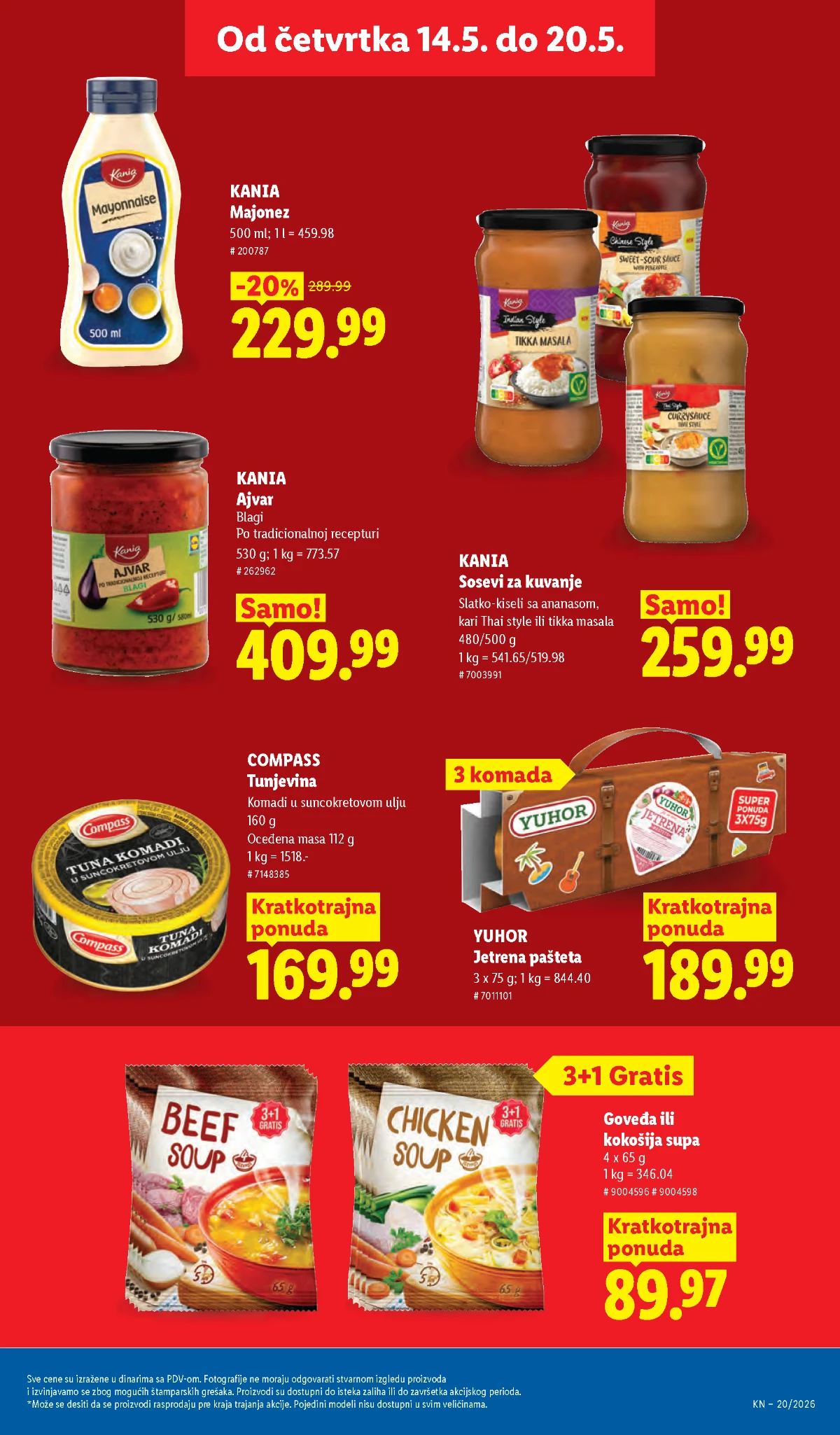 Lidl katalog akcija strana 25 hit ponude Srbija 2026