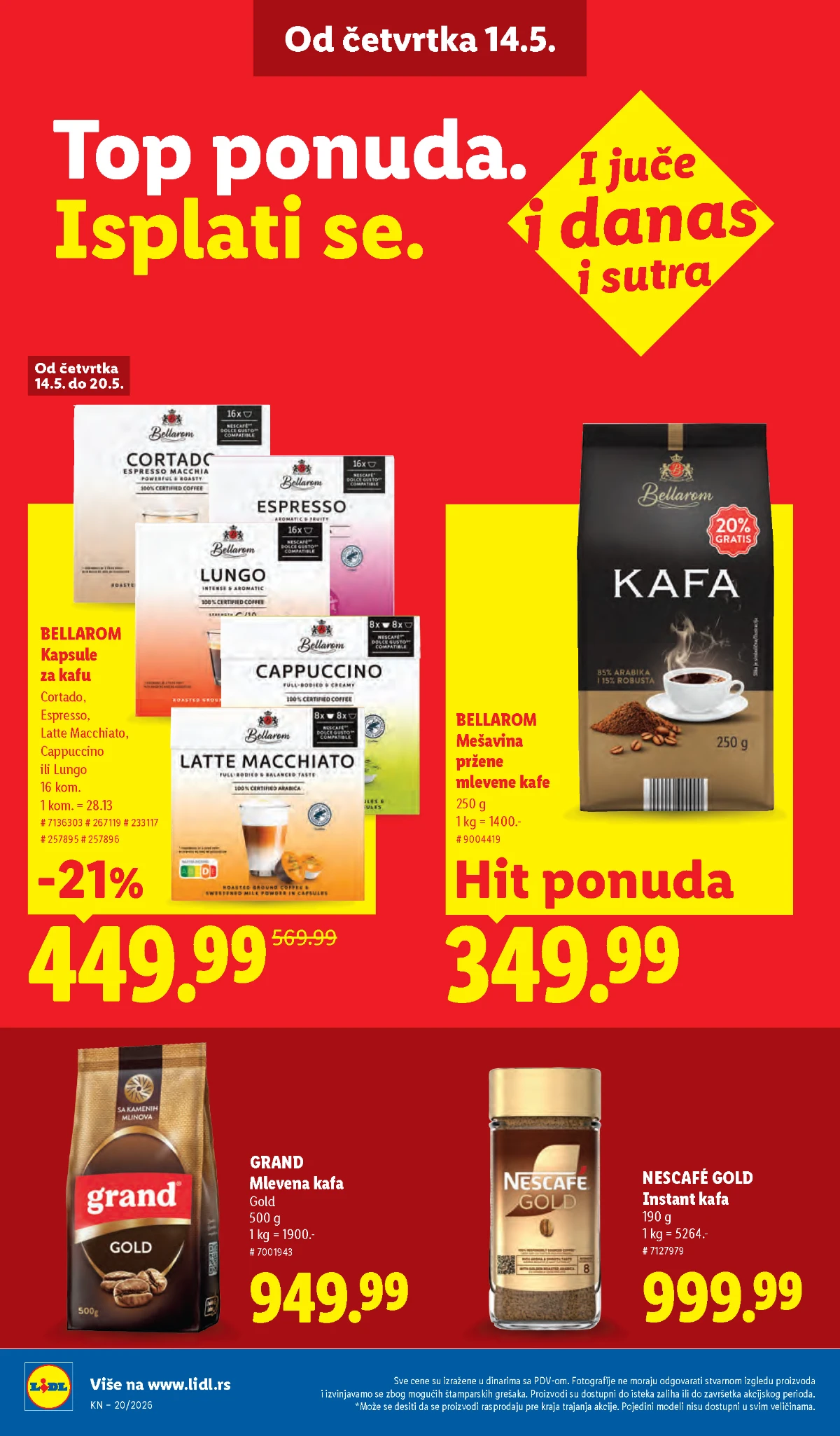 Lidl katalog akcija strana 26 hit ponude Srbija 2026