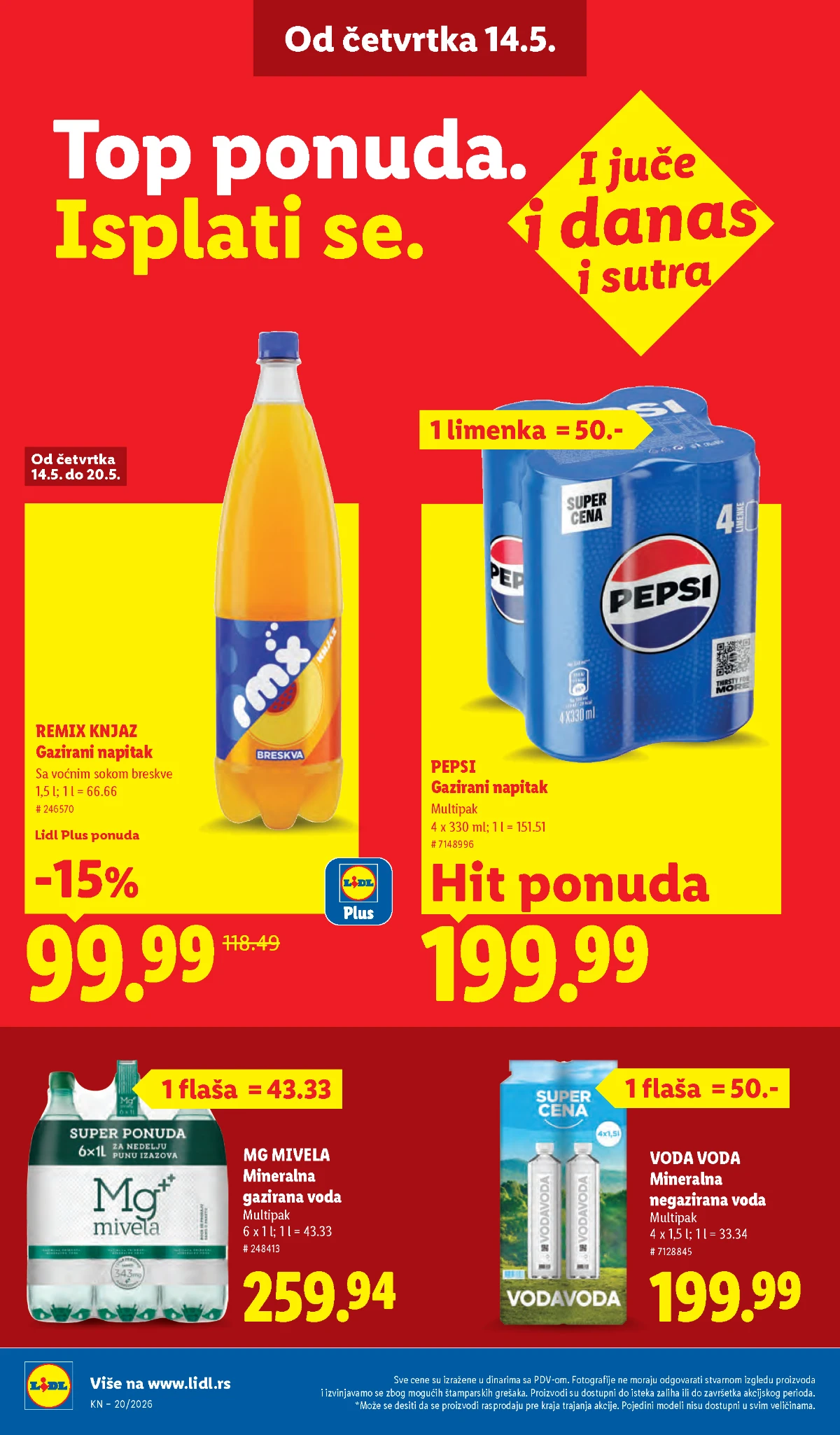 Lidl katalog akcija strana 28 hit ponude Srbija 2026