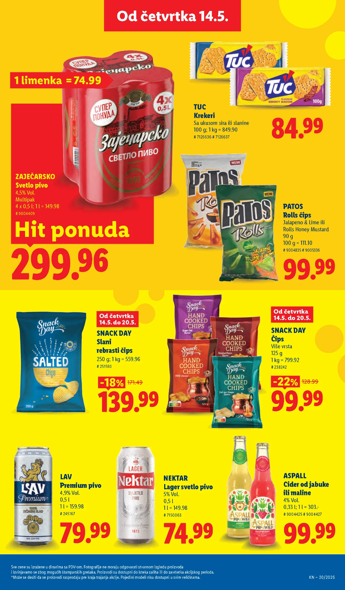 Lidl katalog akcija strana 39 hit ponude Srbija 2026