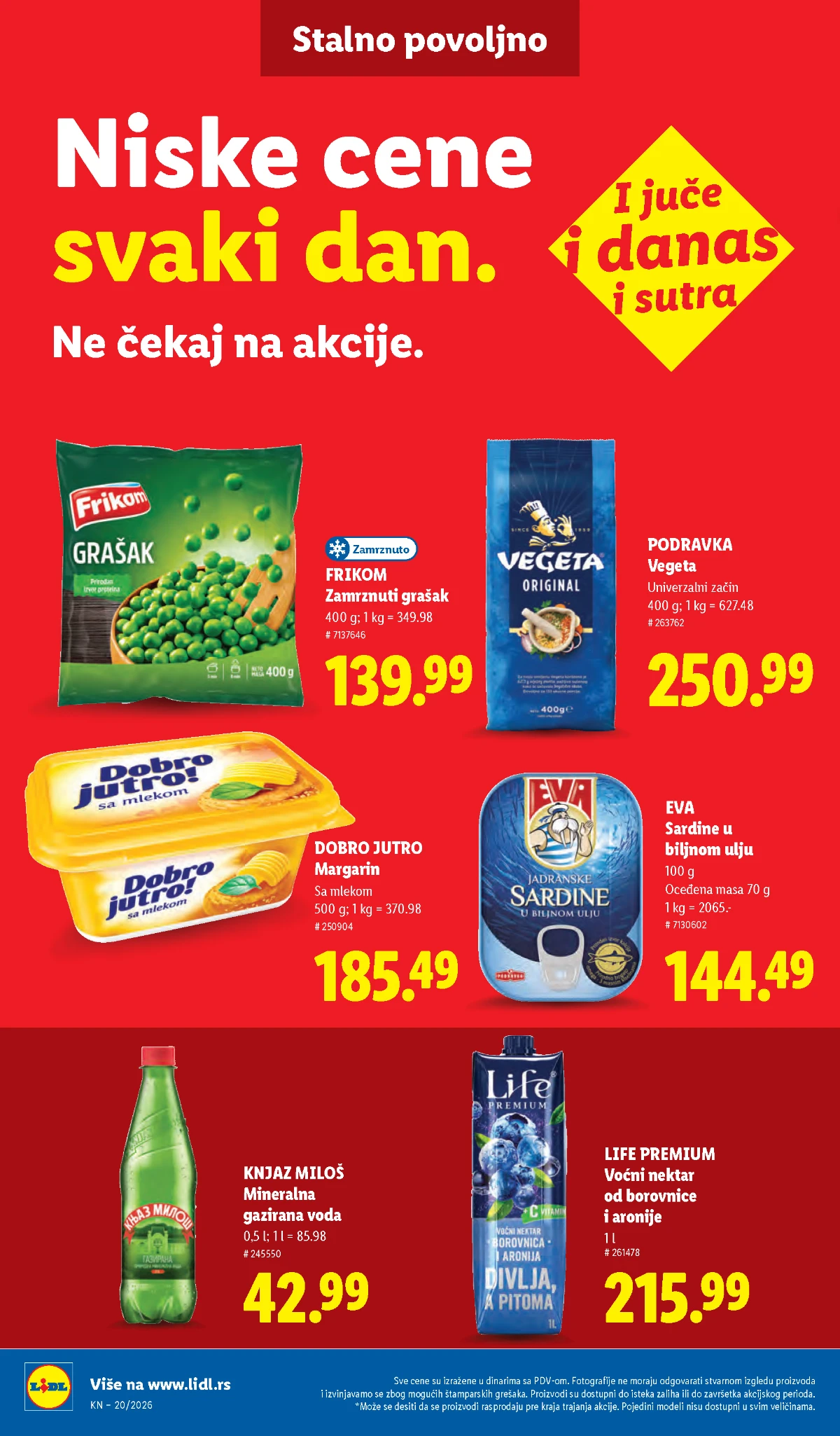 Lidl katalog akcija strana 42 hit ponude Srbija 2026