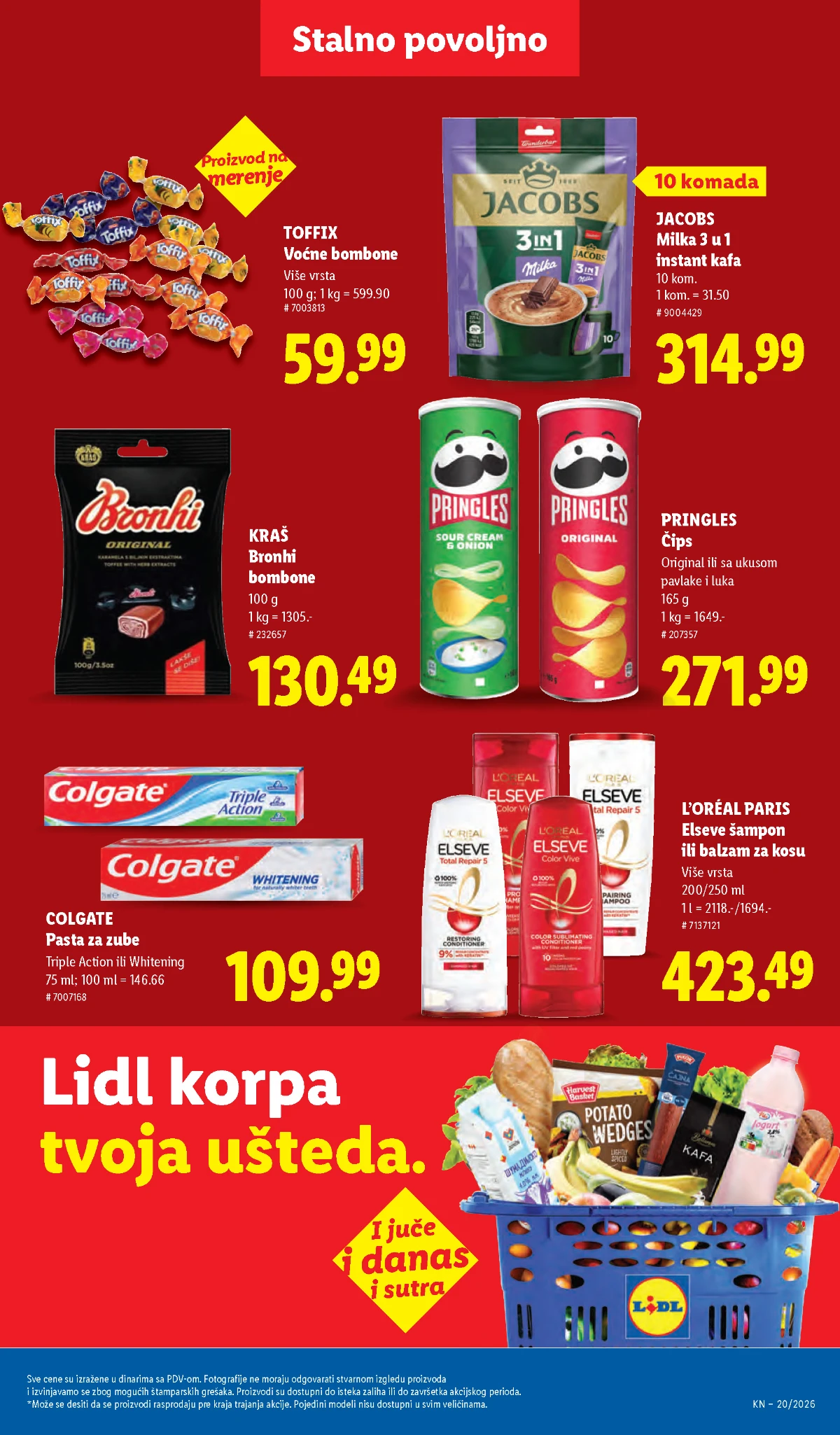 Lidl katalog akcija strana 43 hit ponude Srbija 2026