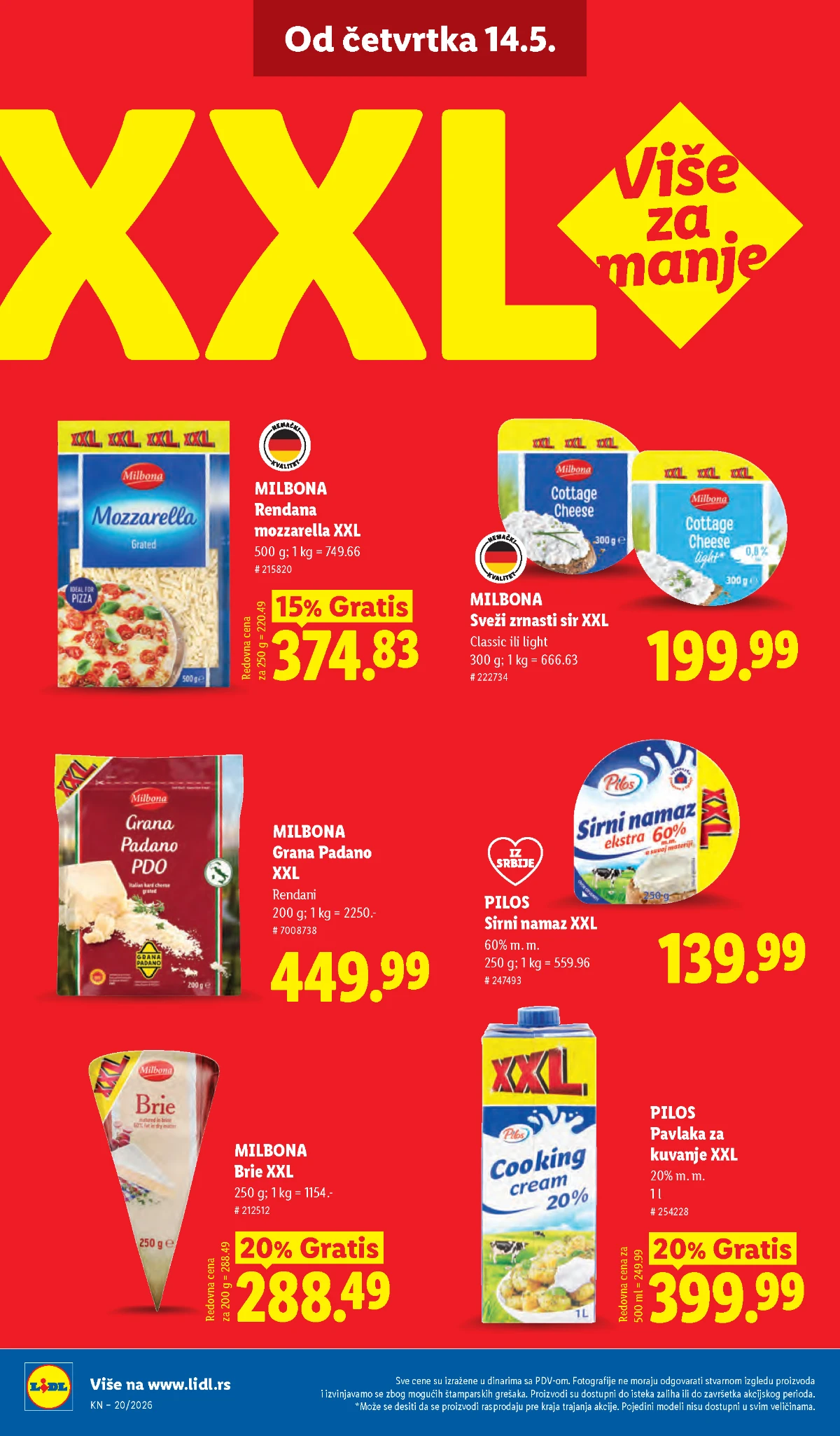 Lidl katalog akcija strana 50 hit ponude Srbija 2026
