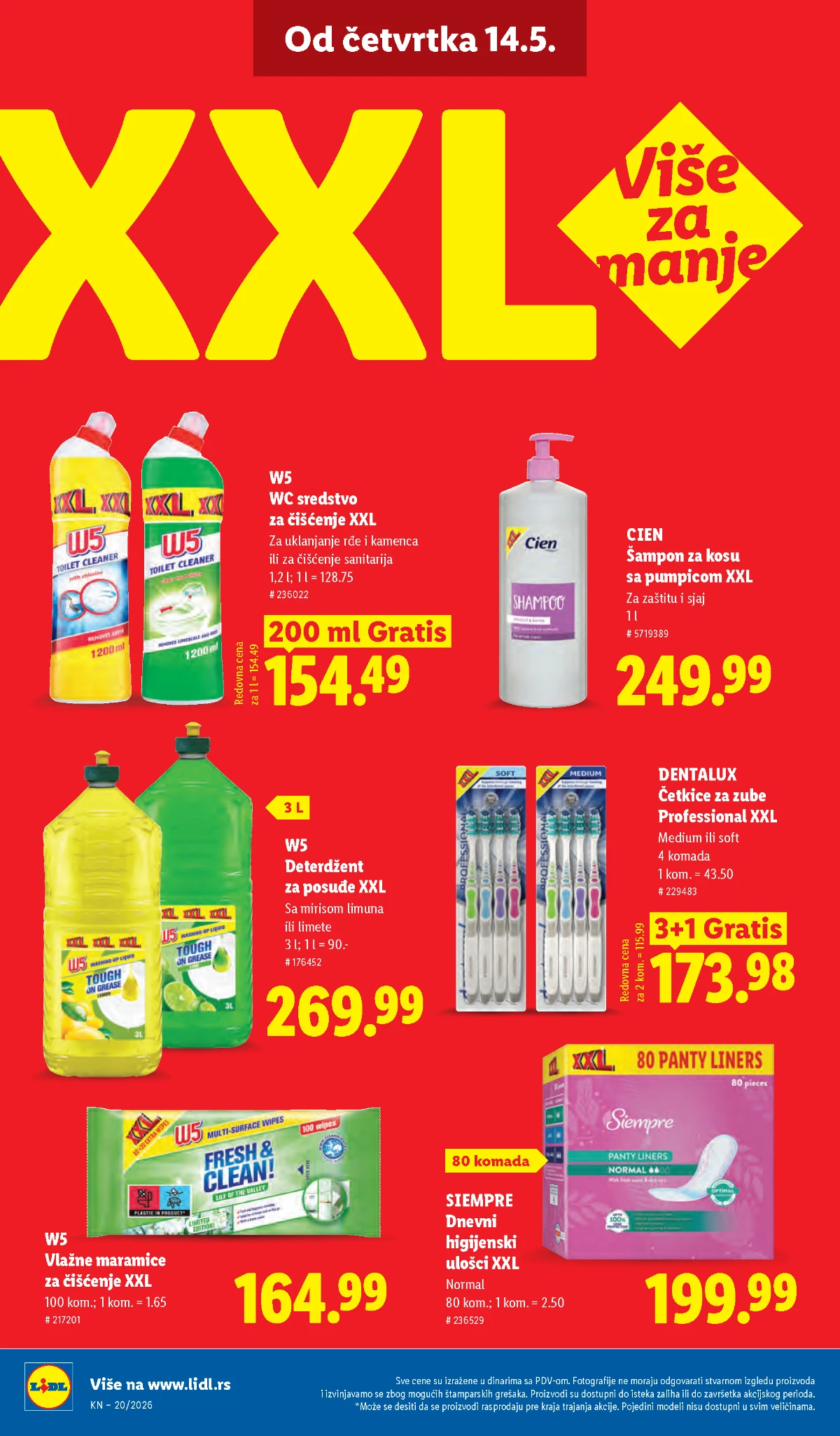 Lidl katalog akcija strana 58 hit ponude Srbija 2026