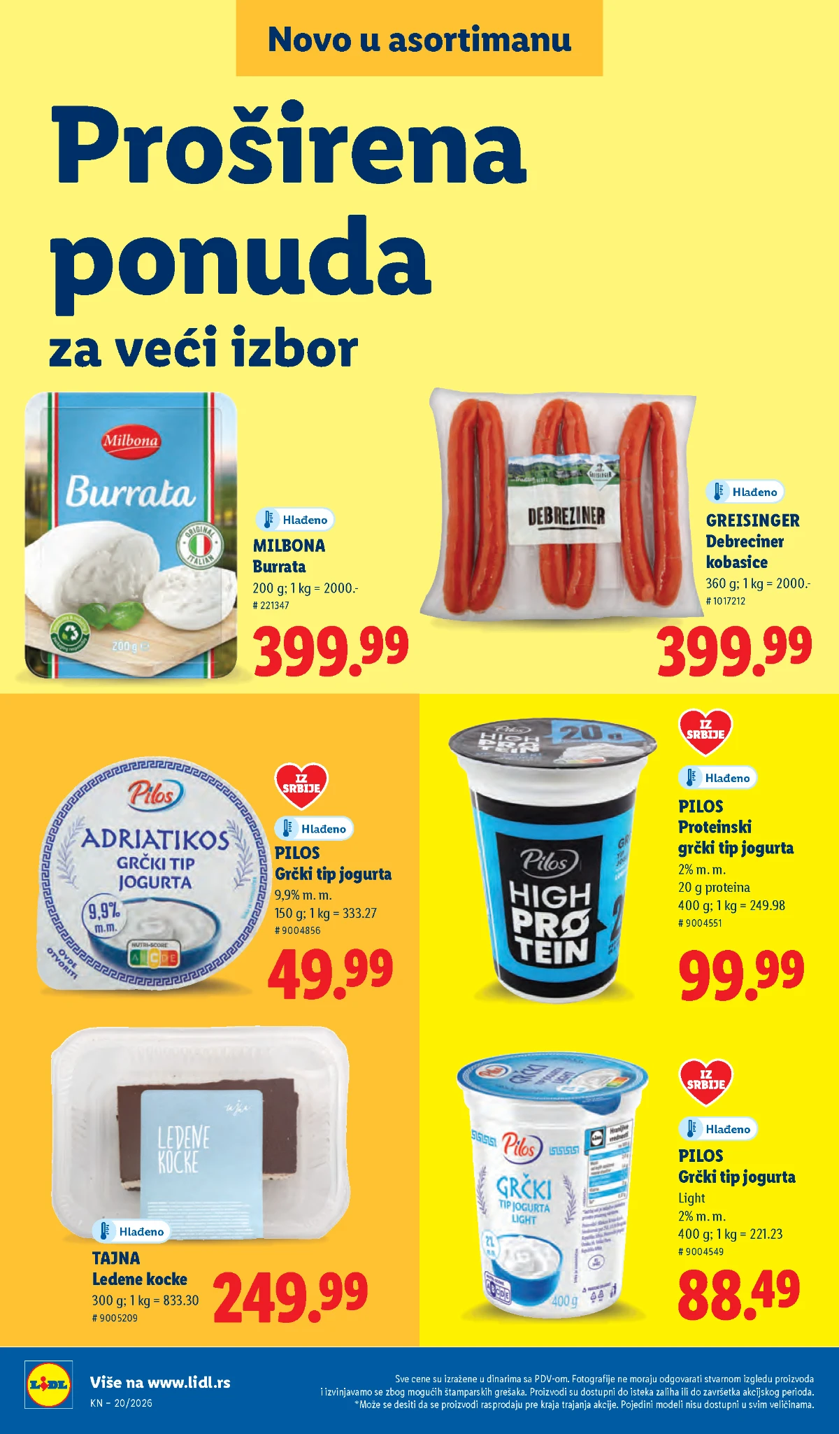 Lidl katalog akcija strana 60 hit ponude Srbija 2026