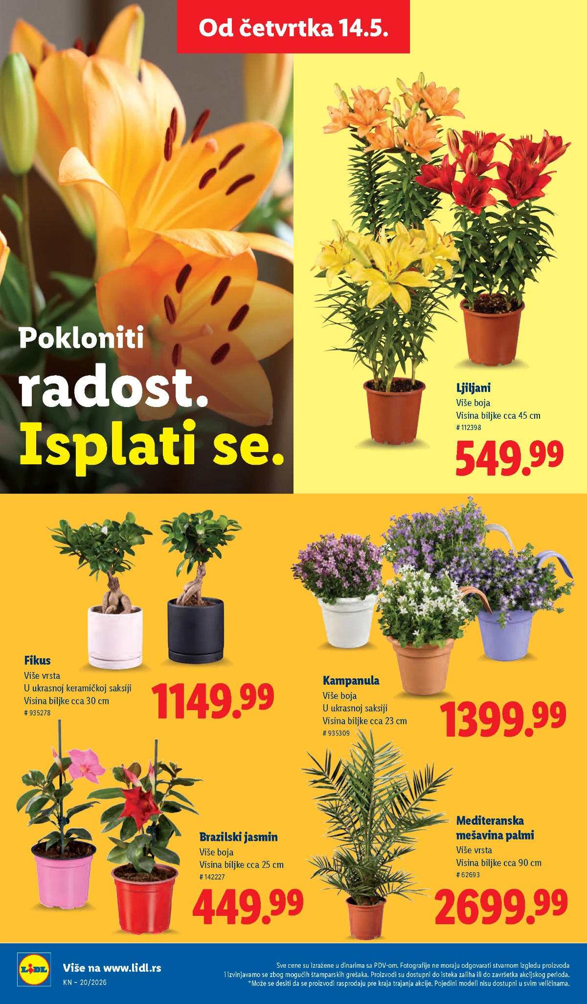 Lidl katalog akcija strana 62 hit ponude Srbija 2026