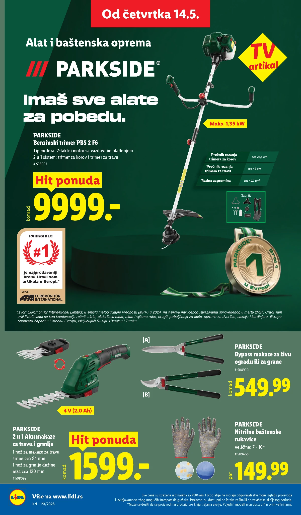 Lidl katalog akcija strana 68 hit ponude Srbija 2026