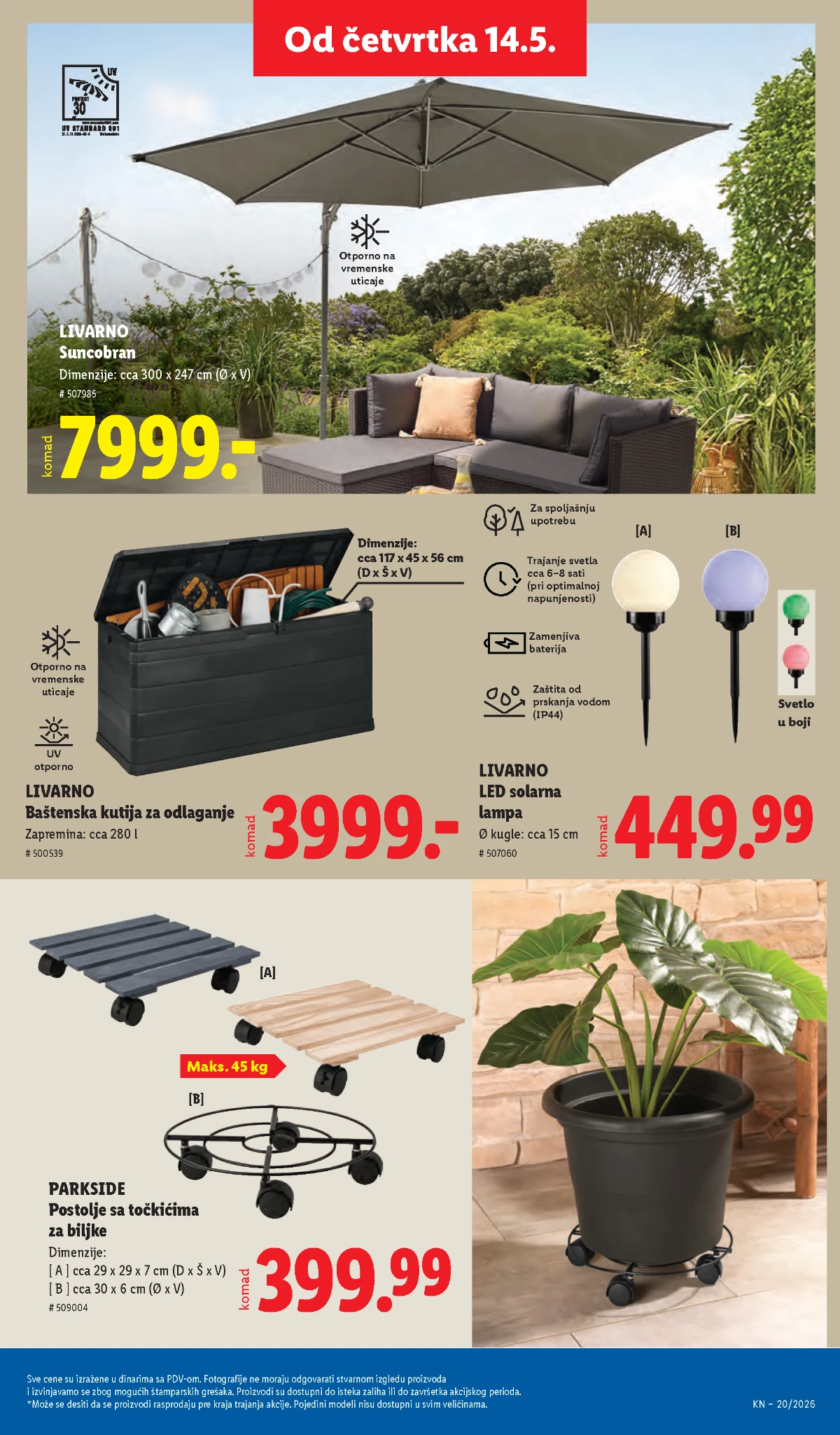 Lidl katalog akcija strana 73 hit ponude Srbija 2026