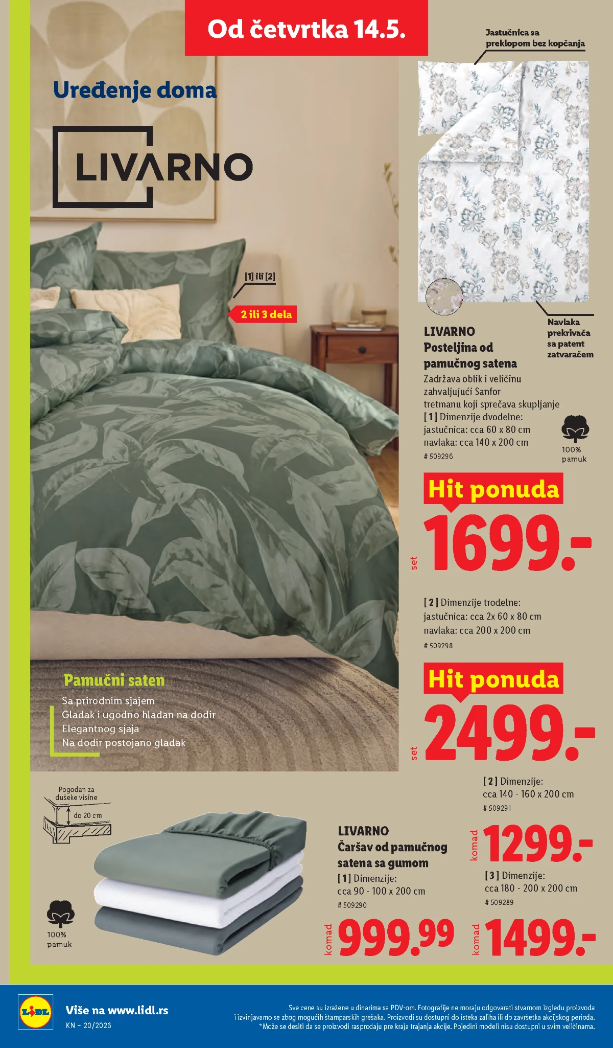 Lidl katalog akcija strana 74 hit ponude Srbija 2026