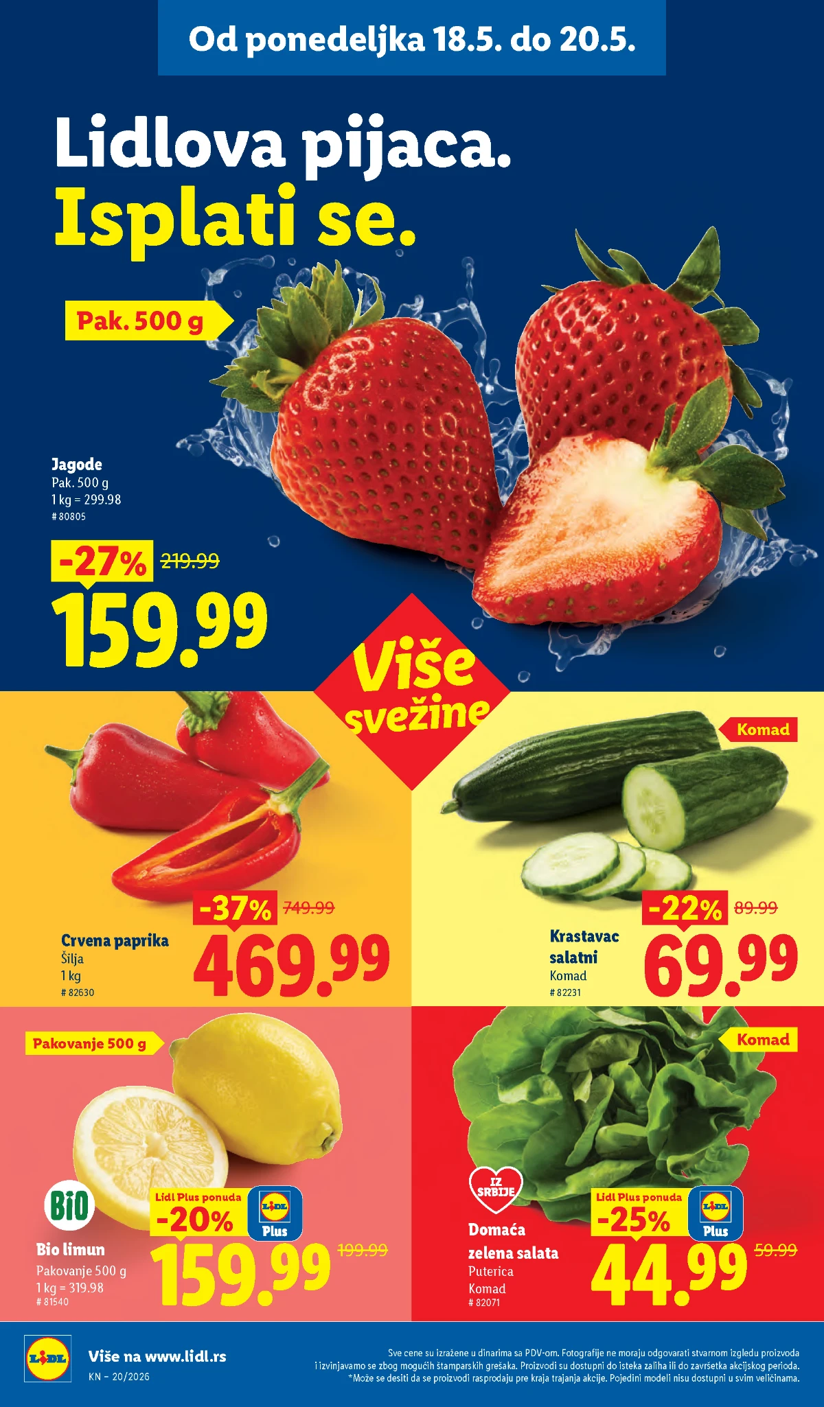 Lidl katalog akcija strana 90 hit ponude Srbija 2026