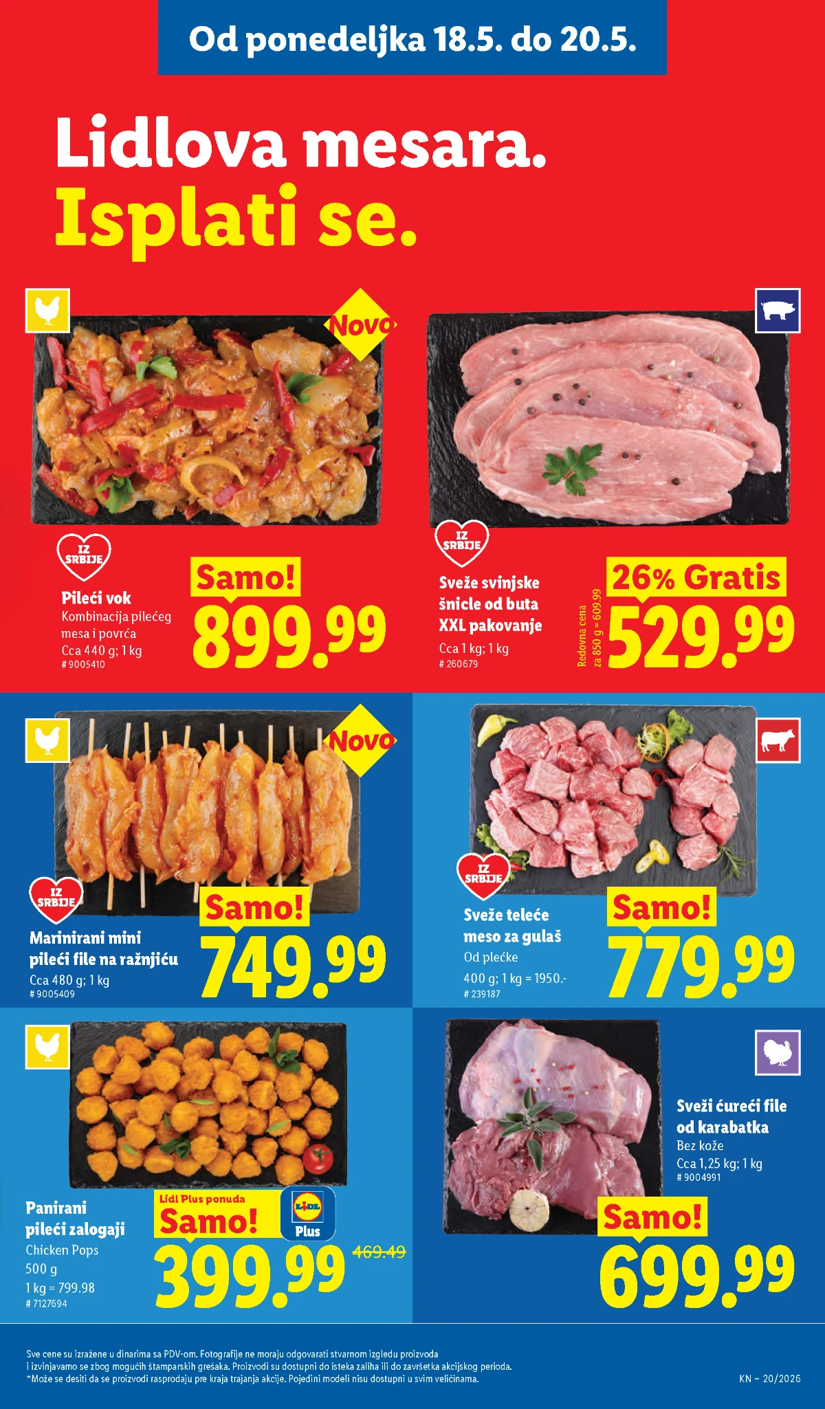 Lidl katalog akcija strana 91 hit ponude Srbija 2026