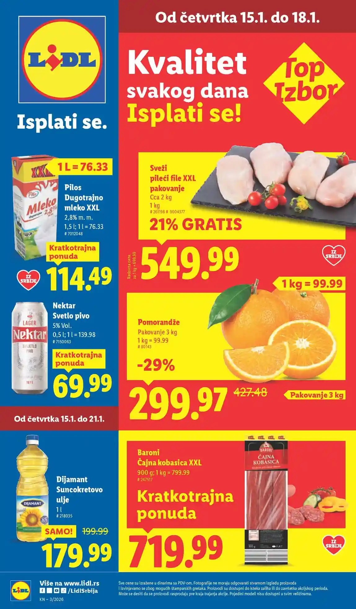 Lidl katalog sniženja Lidl akcija sniženja