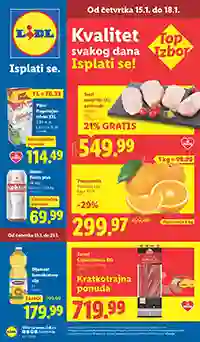 Lidl akcija sniženja