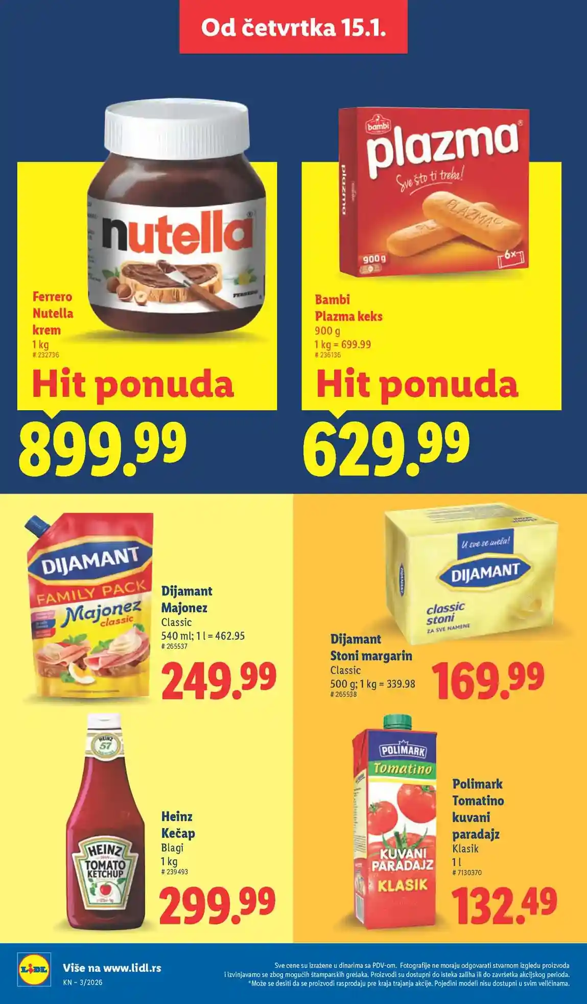 Lidl katalog sniženja Lidl akcija sniženja