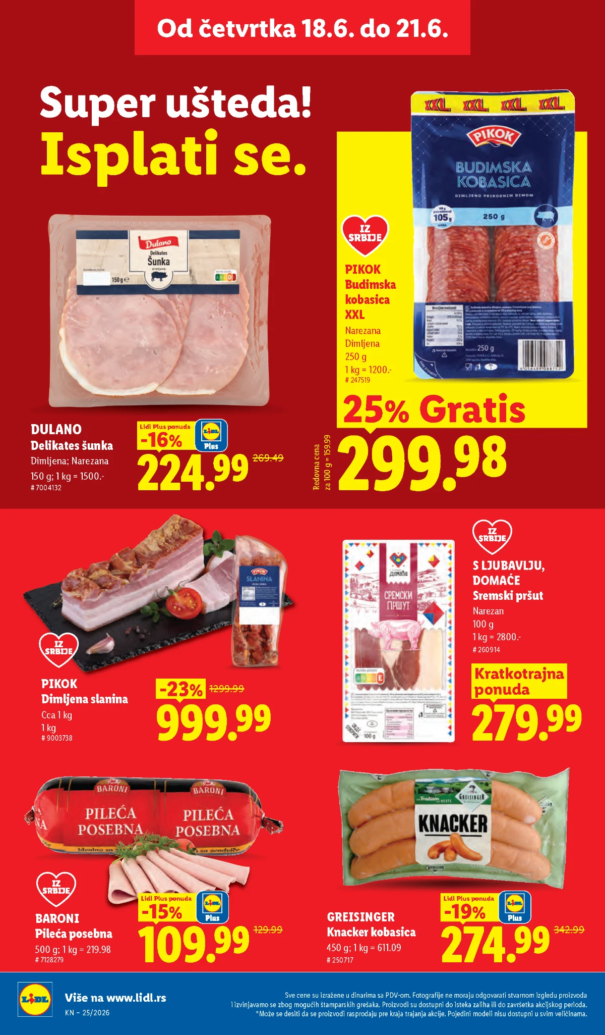 Kroasani, rolnice i proja sa sirom po Lidl cenama
