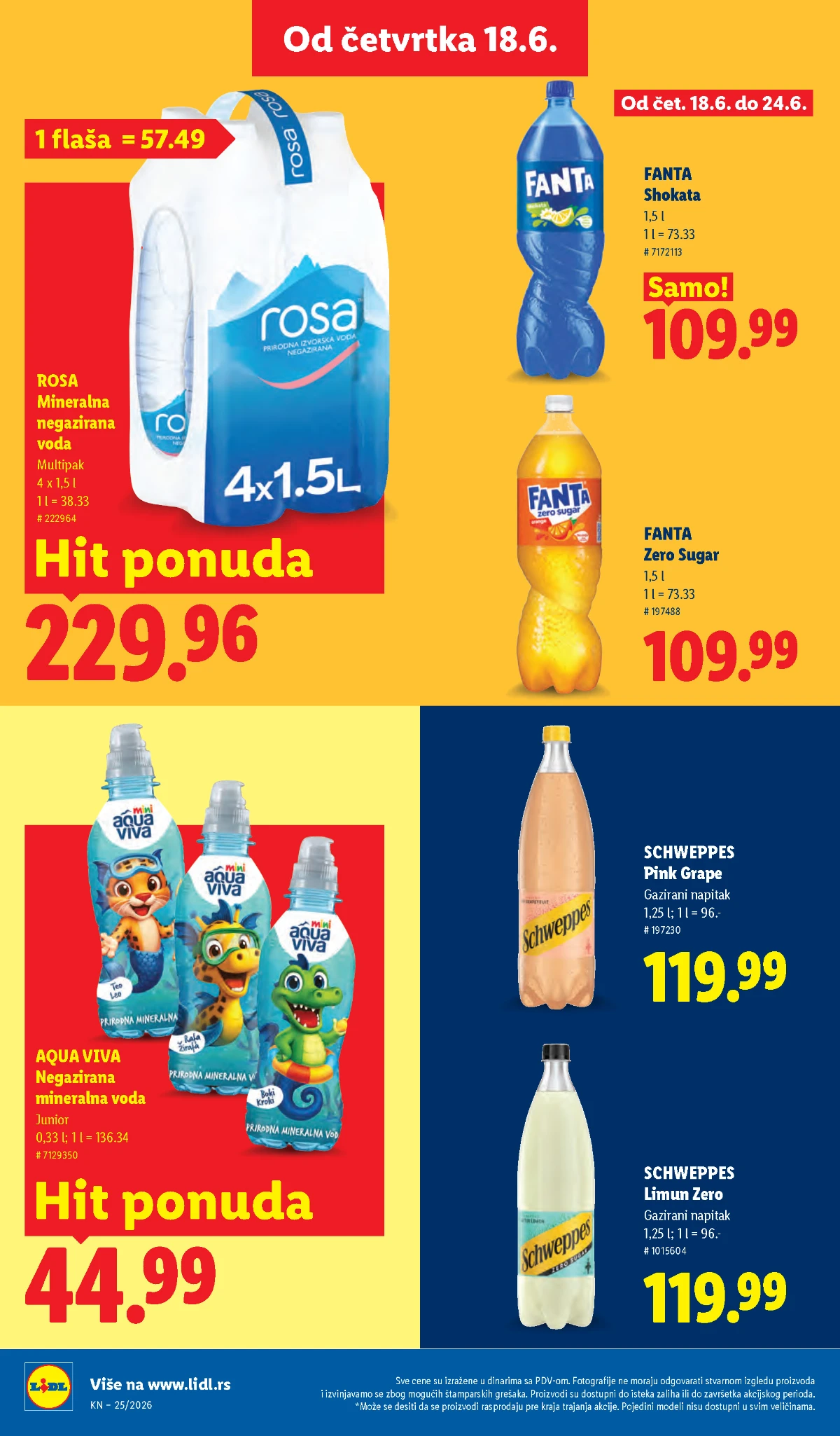 Grand kafa, Nescafe, Lino Lada i Nutella proizvodi na akciji