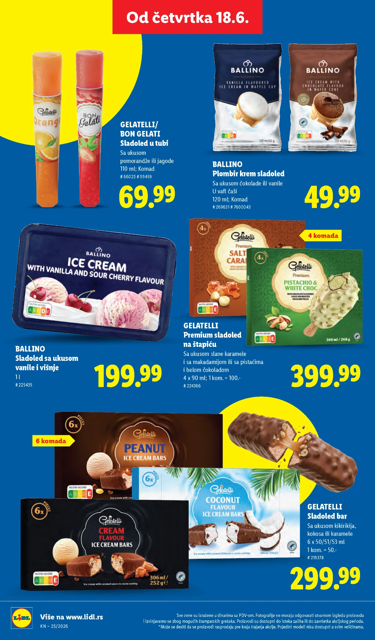 Premium sladoledi i višepakovanja na akciji