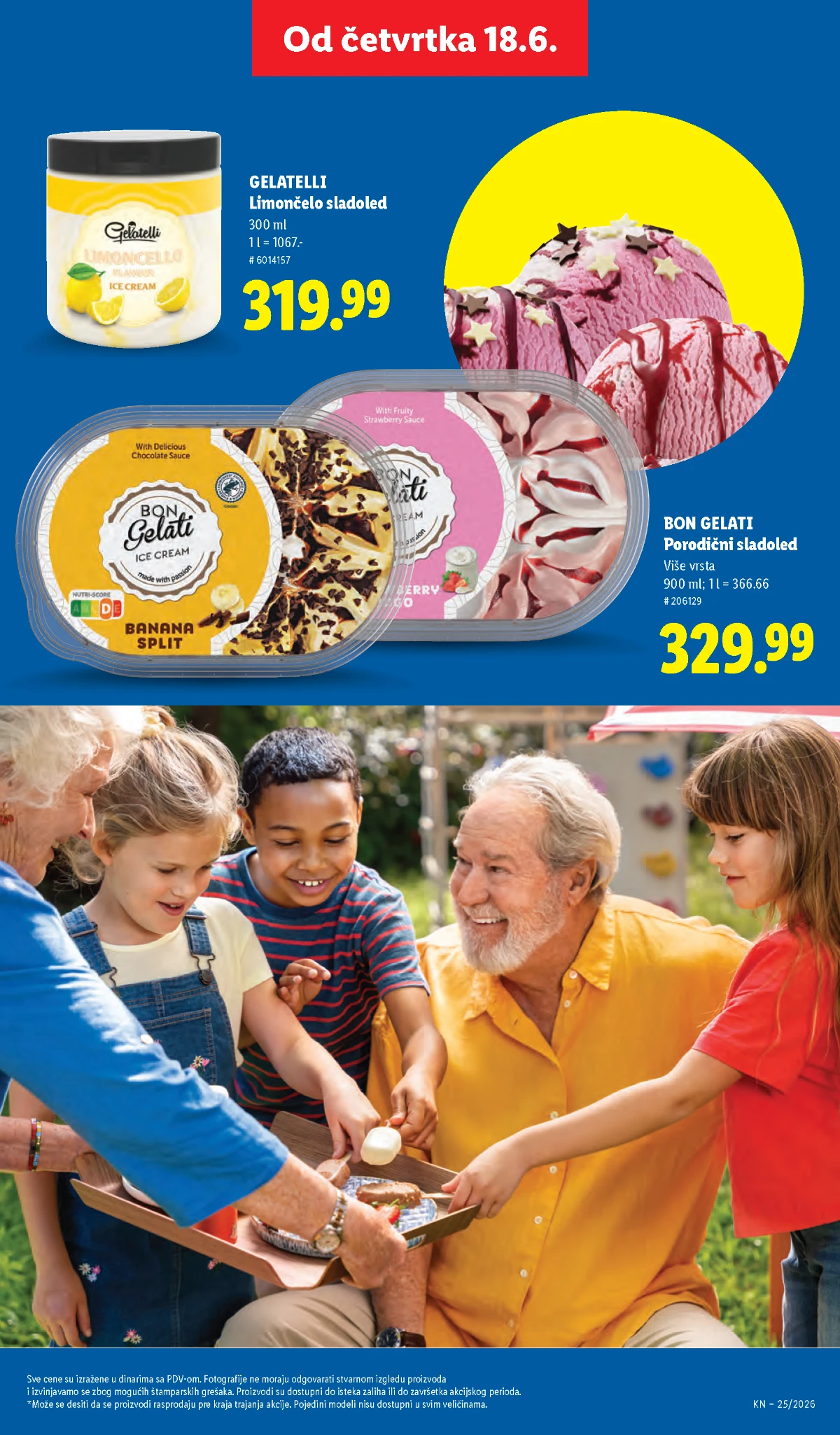 Limoncelo i Bon Gelati sladoledi na akciji