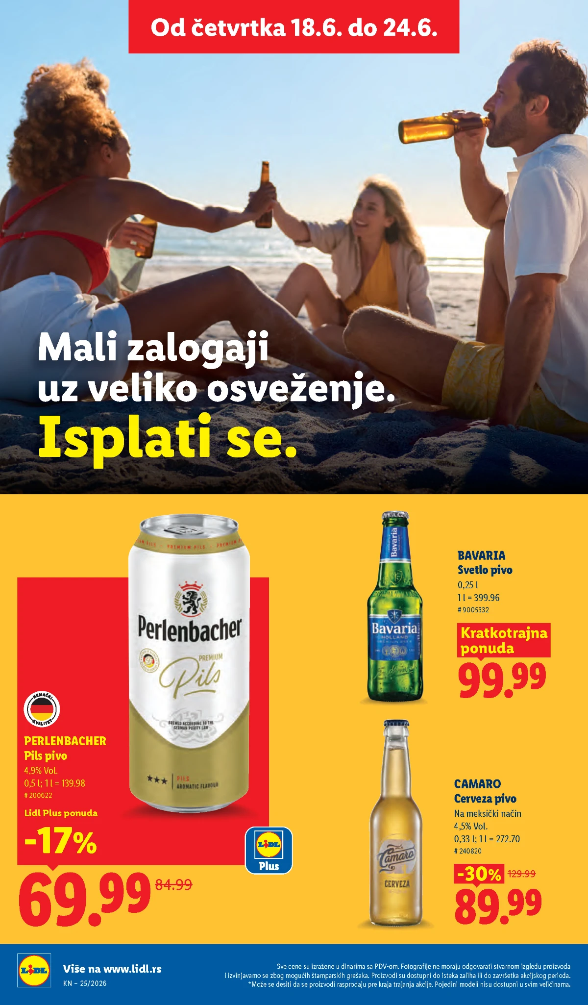 Pivo i osvežavajući napici na akciji