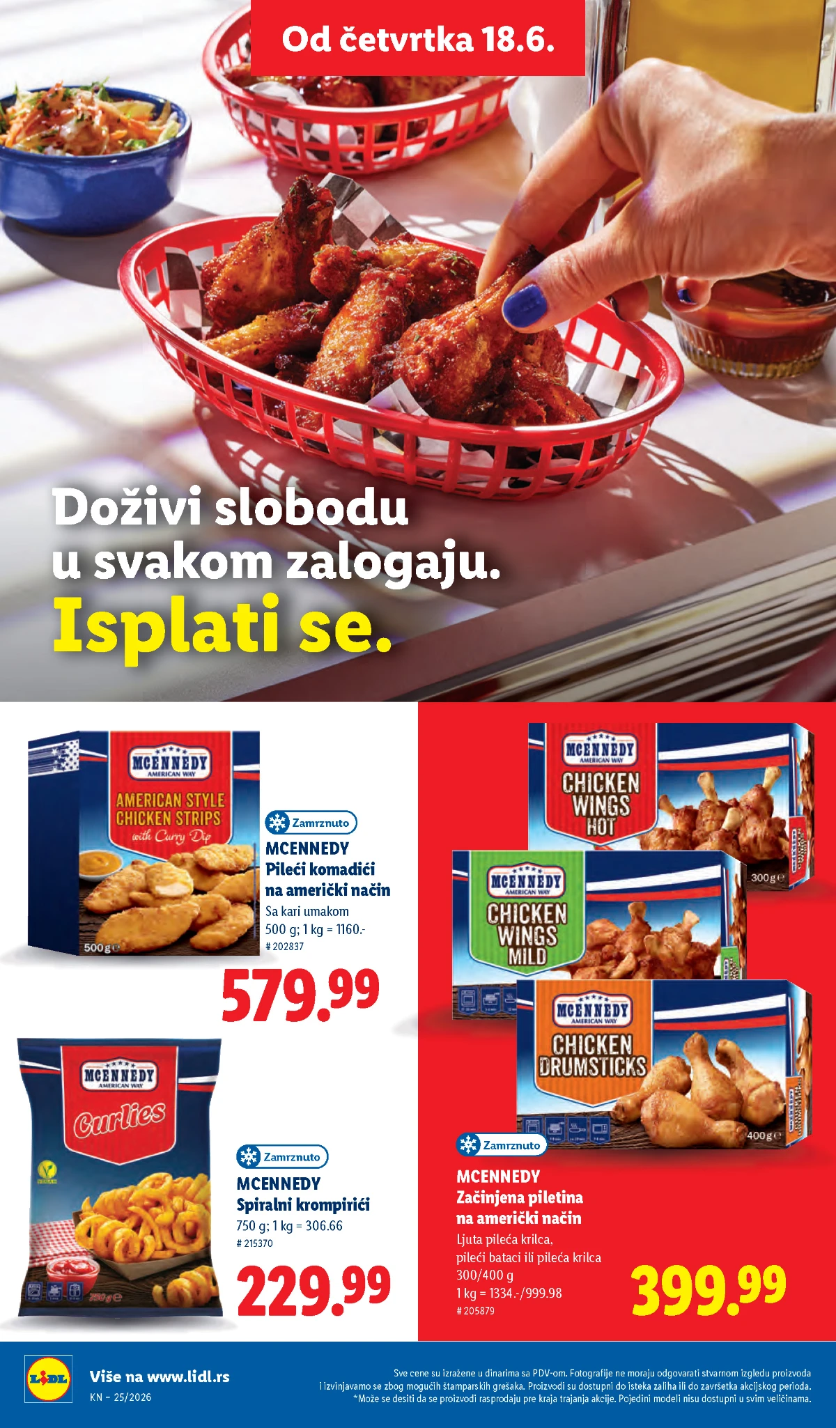 McEnnedy American Way proizvodi na akciji