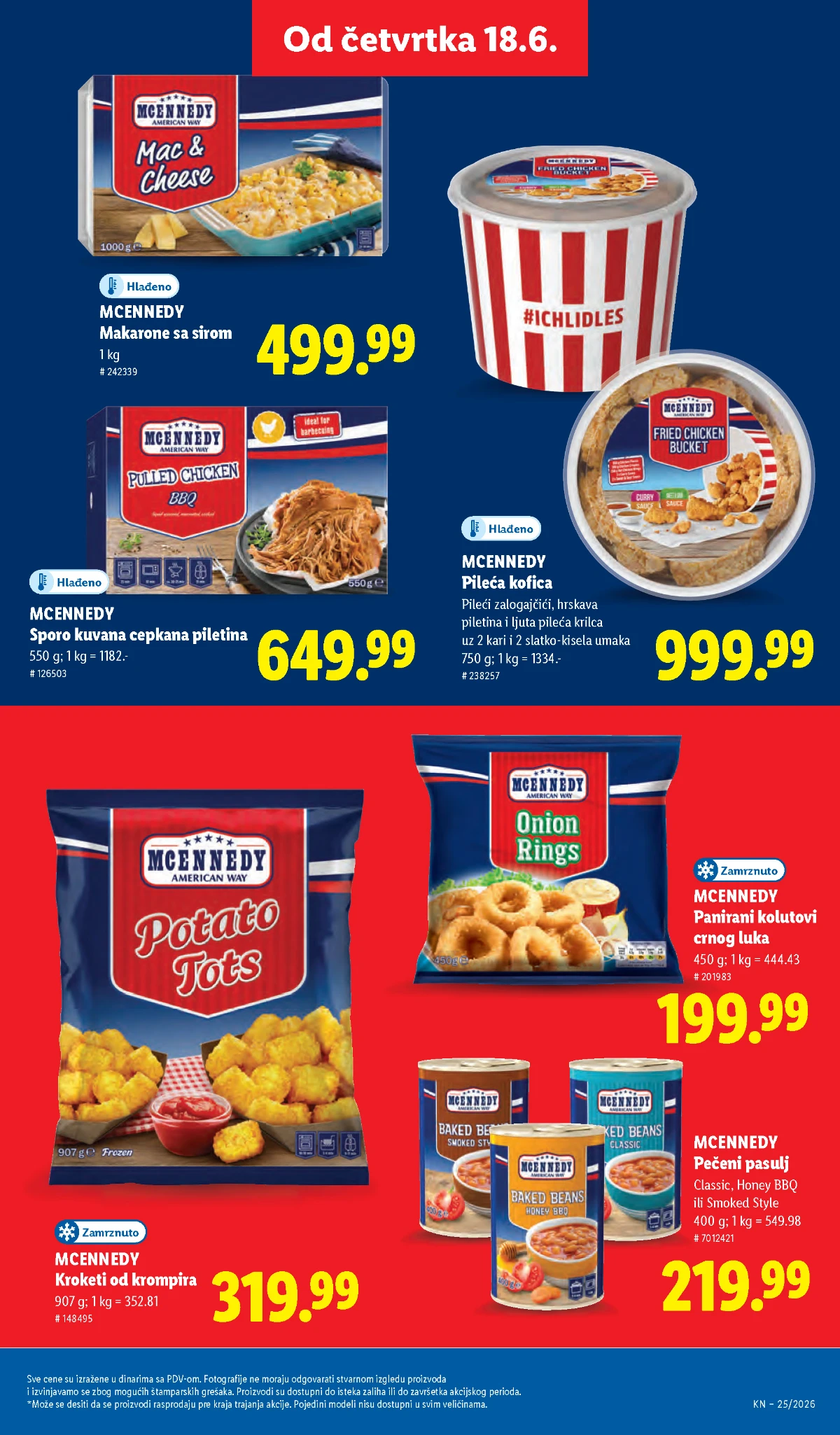 Burger program i americki dorucak na akciji