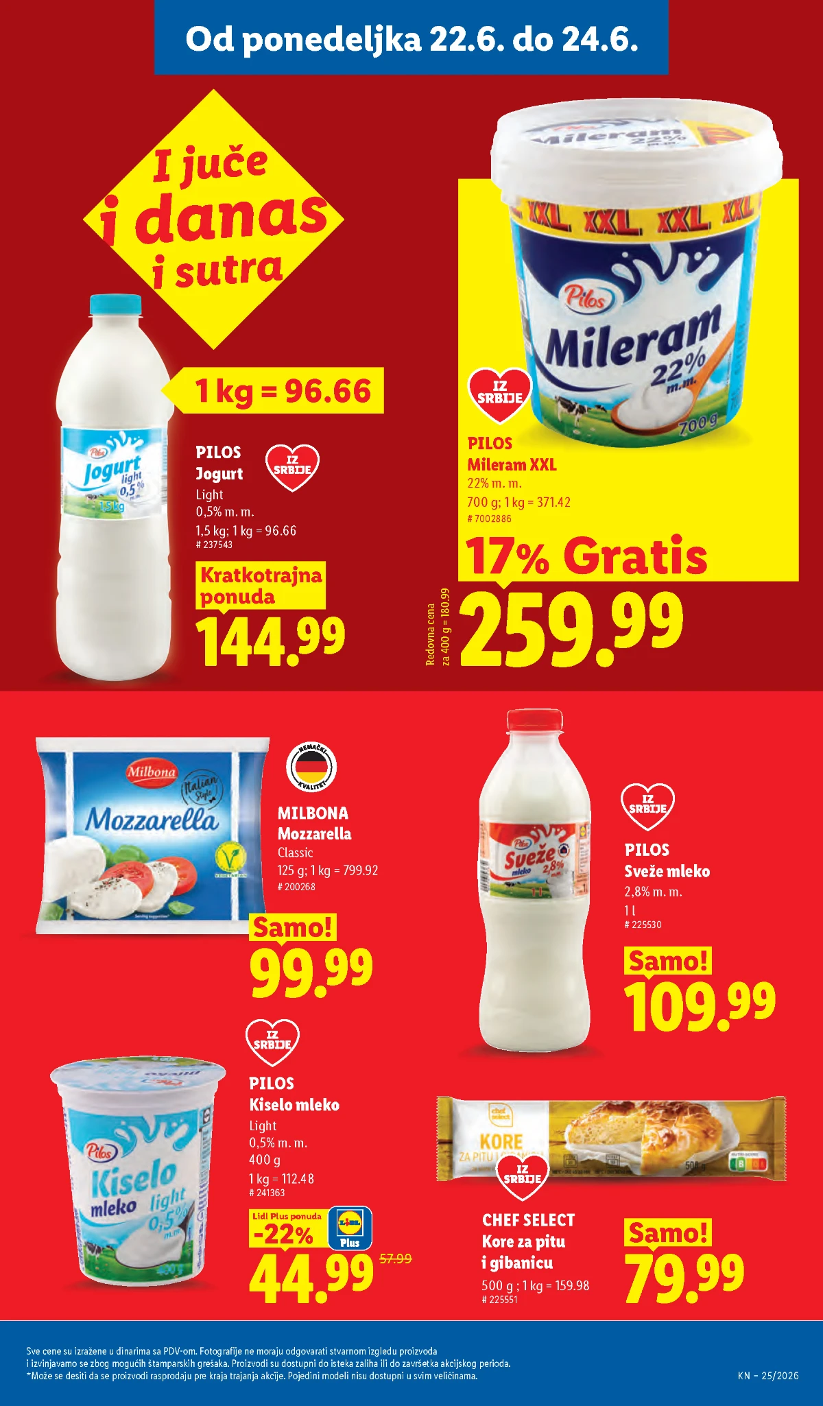 Lidl katalog strana 101 – završne Lidl akcije i sniženja