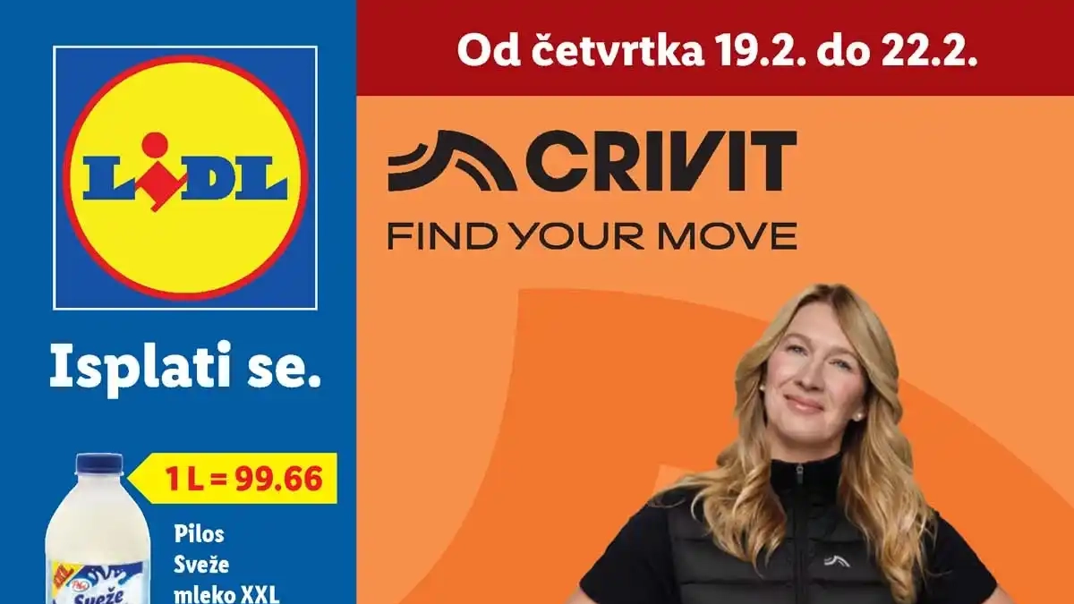Pogledajte LIDL akciju sa niskim cenama popusta do 25.02.2026