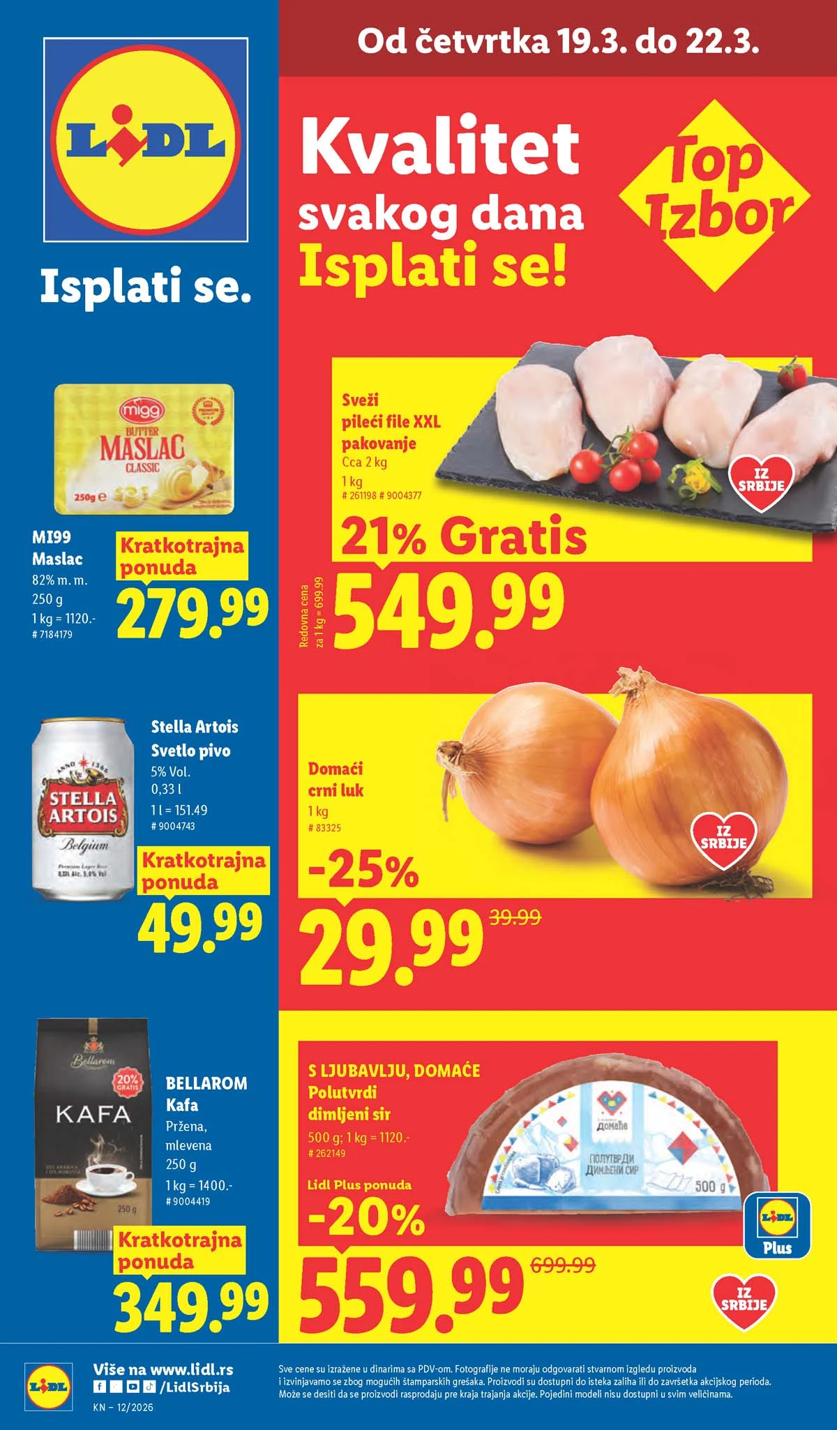 Lidl akcija stiže novi katalog popusta do 25.03.2026