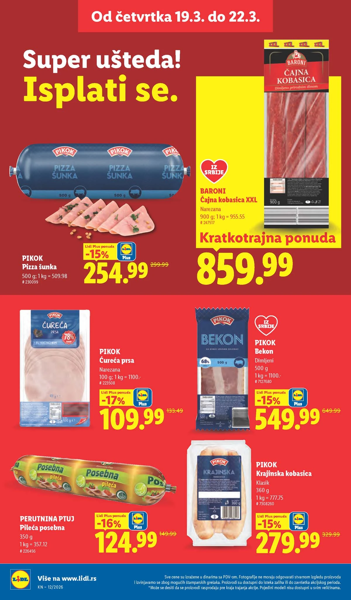 Katalozi Lidl kataloška ponuda