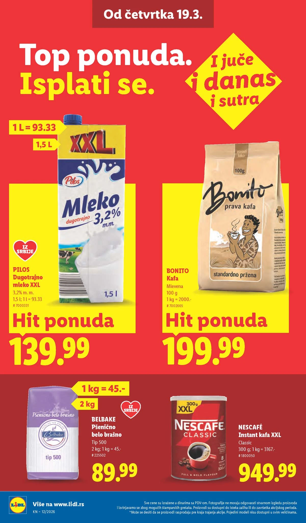 Katalozi Lidl kataloška ponuda