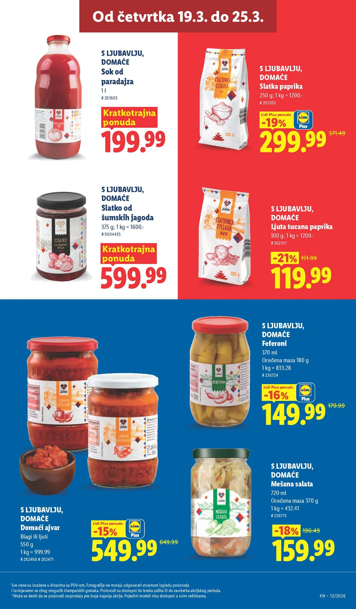 Katalozi Lidl kataloška ponuda