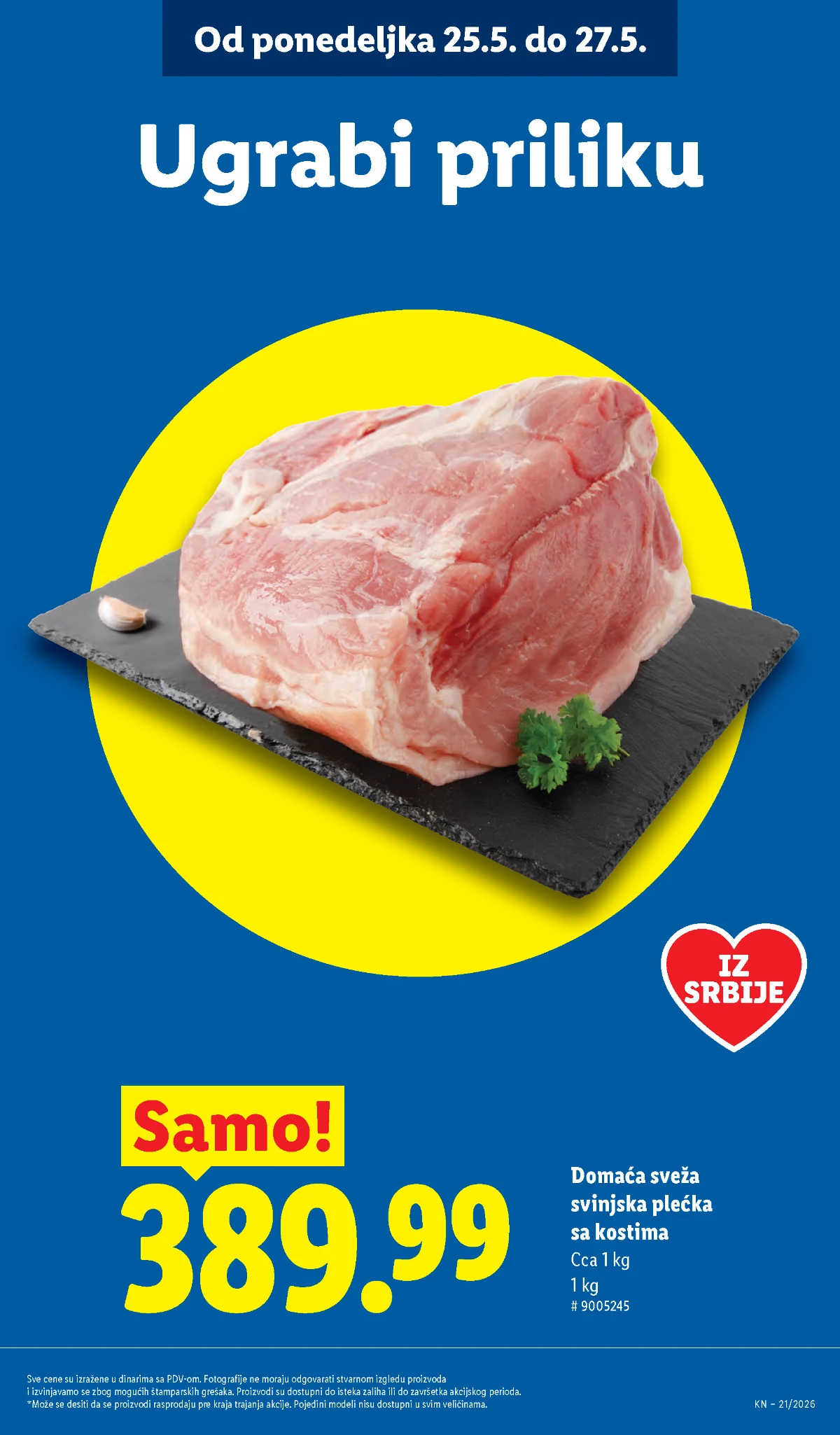 Lidl katalog strana 11 – hit proizvodi i nedeljna kupovina Lidl katalog maj 2026 – proizvodi za svakodnevnu kupovinu po akcijskim cenama