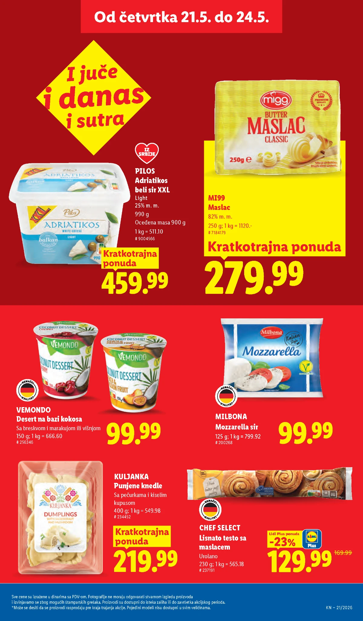 Lidl katalog akcija strana 23 – hit ponude 07.05.–13.05.2026 Lidl katalog akcija strana 23 hit ponude Srbija 2026