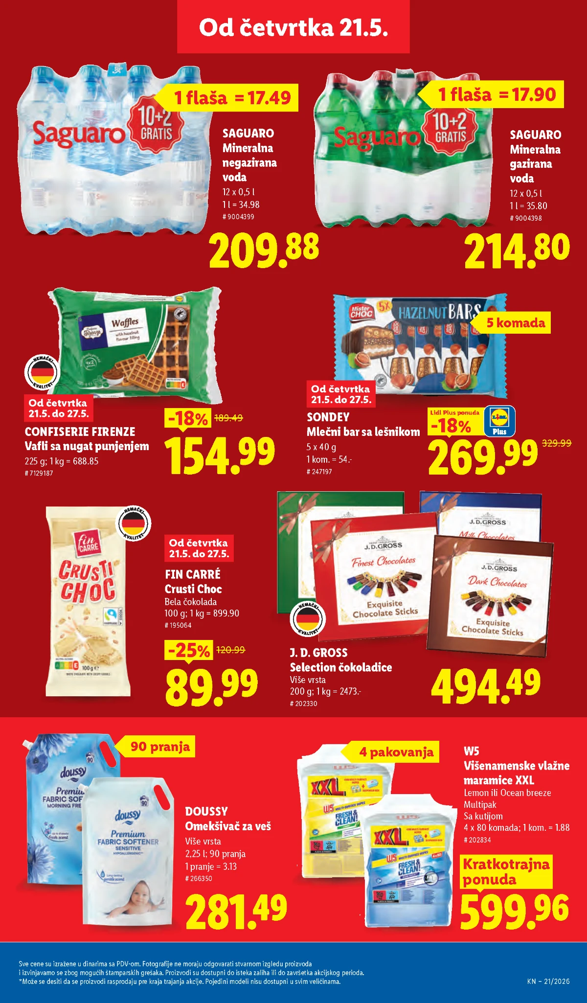 Lidl katalog akcija strana 27 – hit ponude 07.05.–13.05.2026 Lidl katalog akcija strana 27 hit ponude Srbija 2026