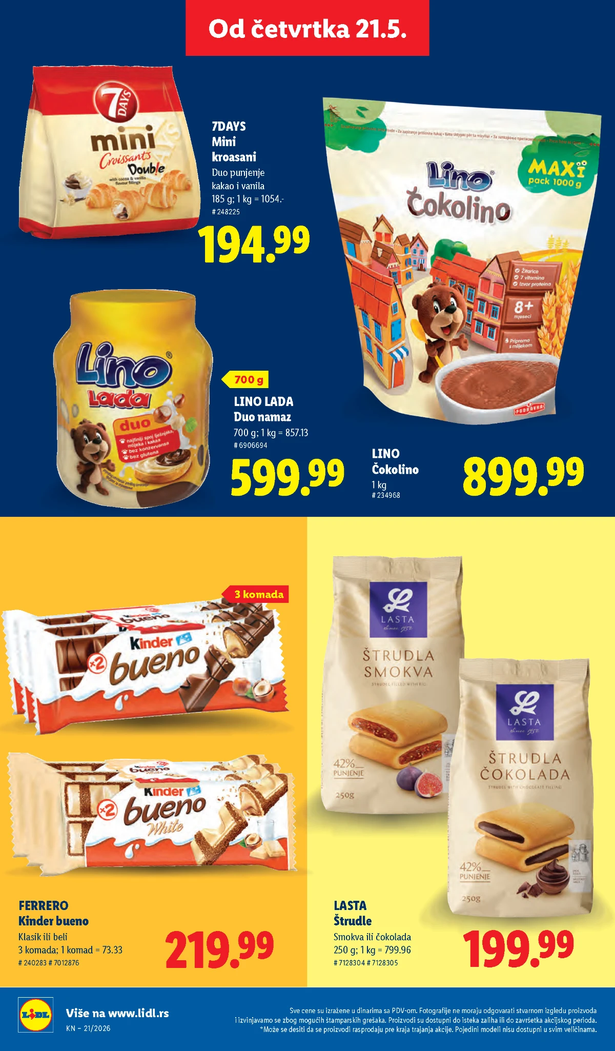 Lidl katalog akcija strana 34 – hit ponude 07.05.–13.05.2026 Lidl katalog akcija strana 34 hit ponude Srbija 2026