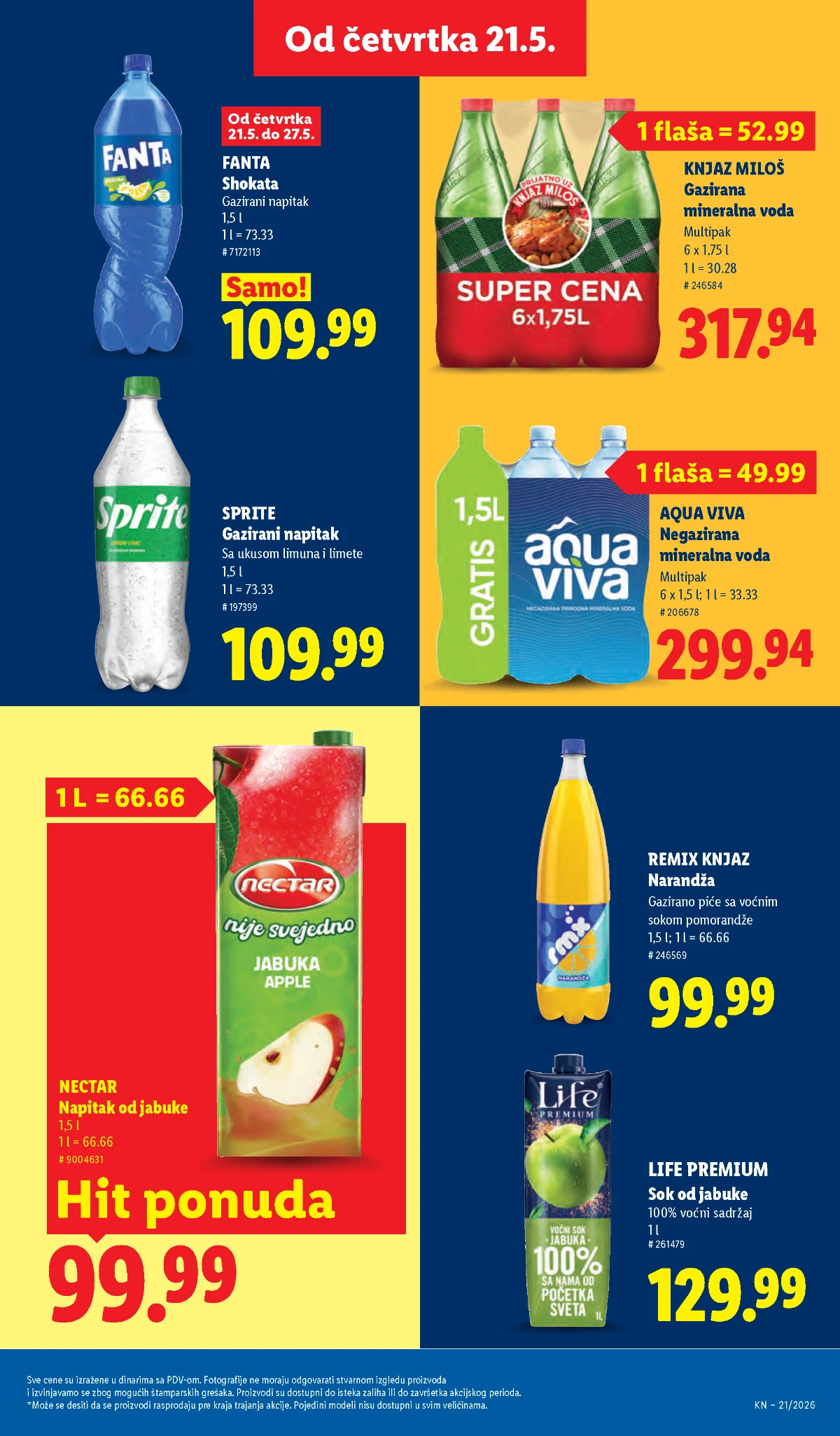 Lidl katalog akcija strana 35 – hit ponude 07.05.–13.05.2026 Lidl katalog akcija strana 35 hit ponude Srbija 2026