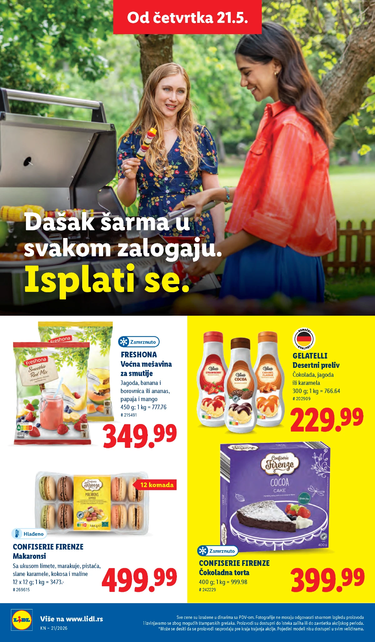 Lidl katalog akcija strana 54 – hit ponude 07.05.–13.05.2026 Lidl katalog akcija strana 54 hit ponude Srbija 2026