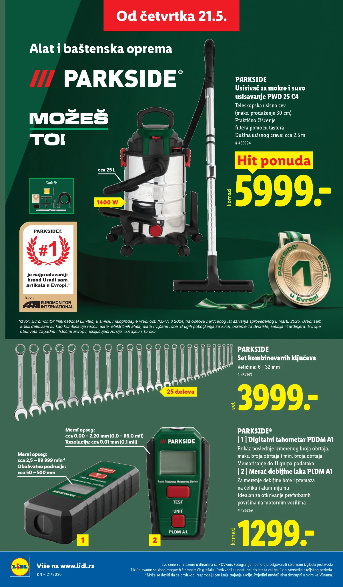Lidl katalog akcija strana 72 – hit ponude 07.05.–13.05.2026 Lidl katalog akcija strana 72 hit ponude Srbija 2026