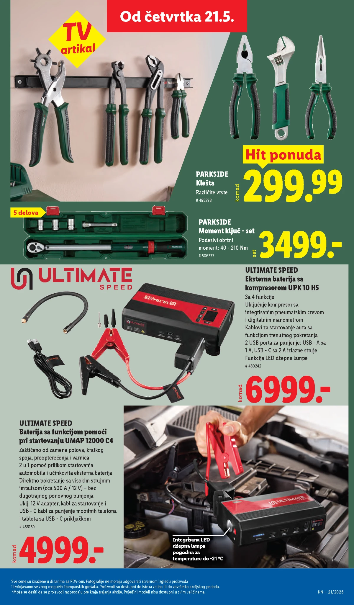Lidl katalog akcija strana 73 – hit ponude 07.05.–13.05.2026 Lidl katalog akcija strana 73 hit ponude Srbija 2026