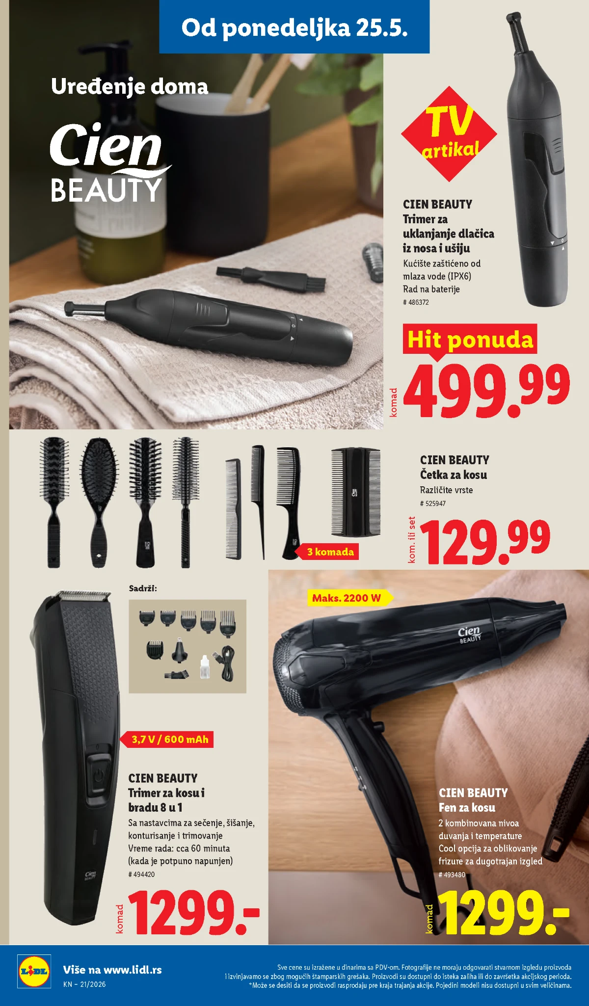 Lidl katalog akcija strana 84 – hit ponude 07.05.–13.05.2026 Lidl katalog akcija strana 84 hit ponude Srbija 2026