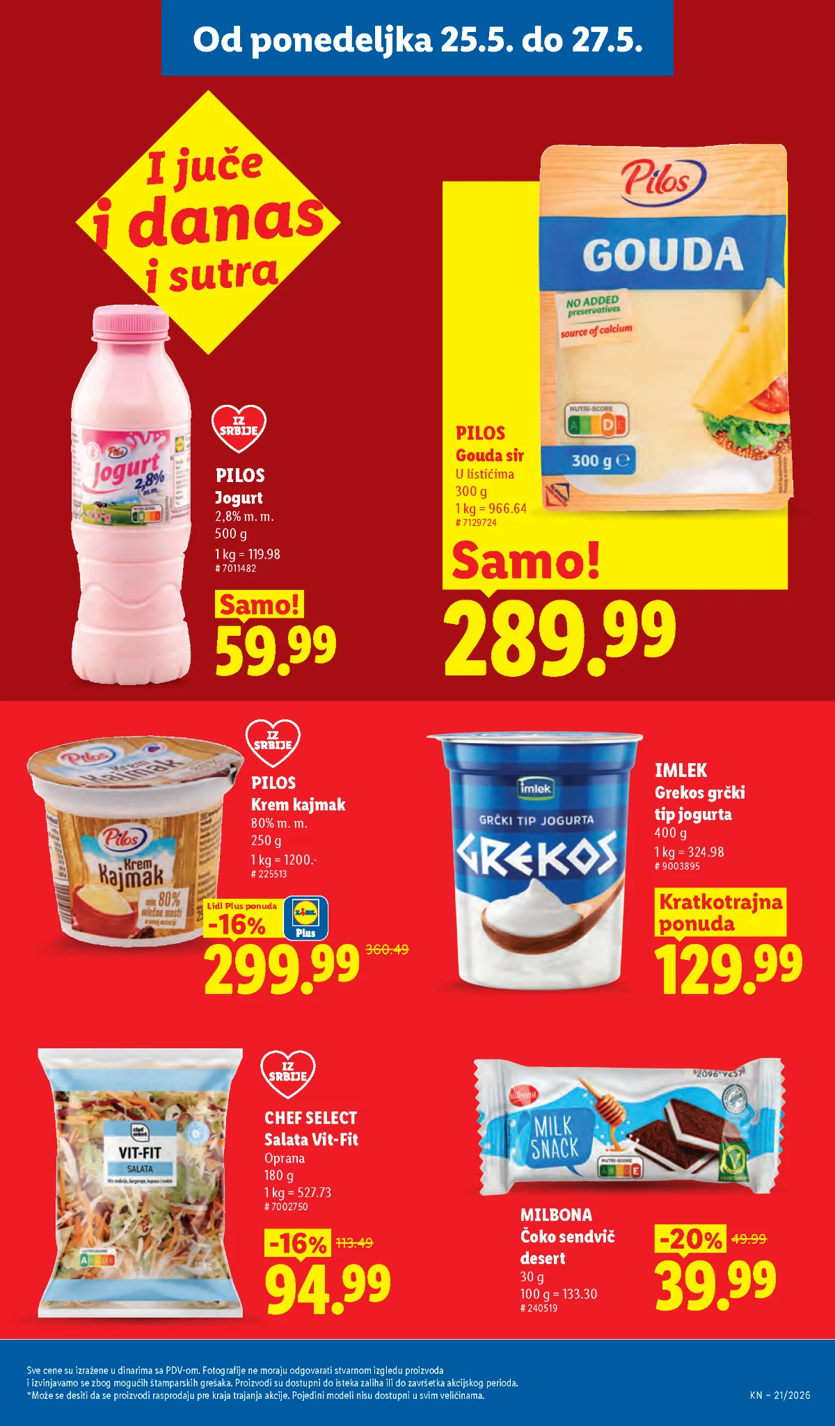 Lidl katalog akcija strana 97 – hit ponude 07.05.–13.05.2026 Lidl katalog akcija strana 97 hit ponude Srbija 2026