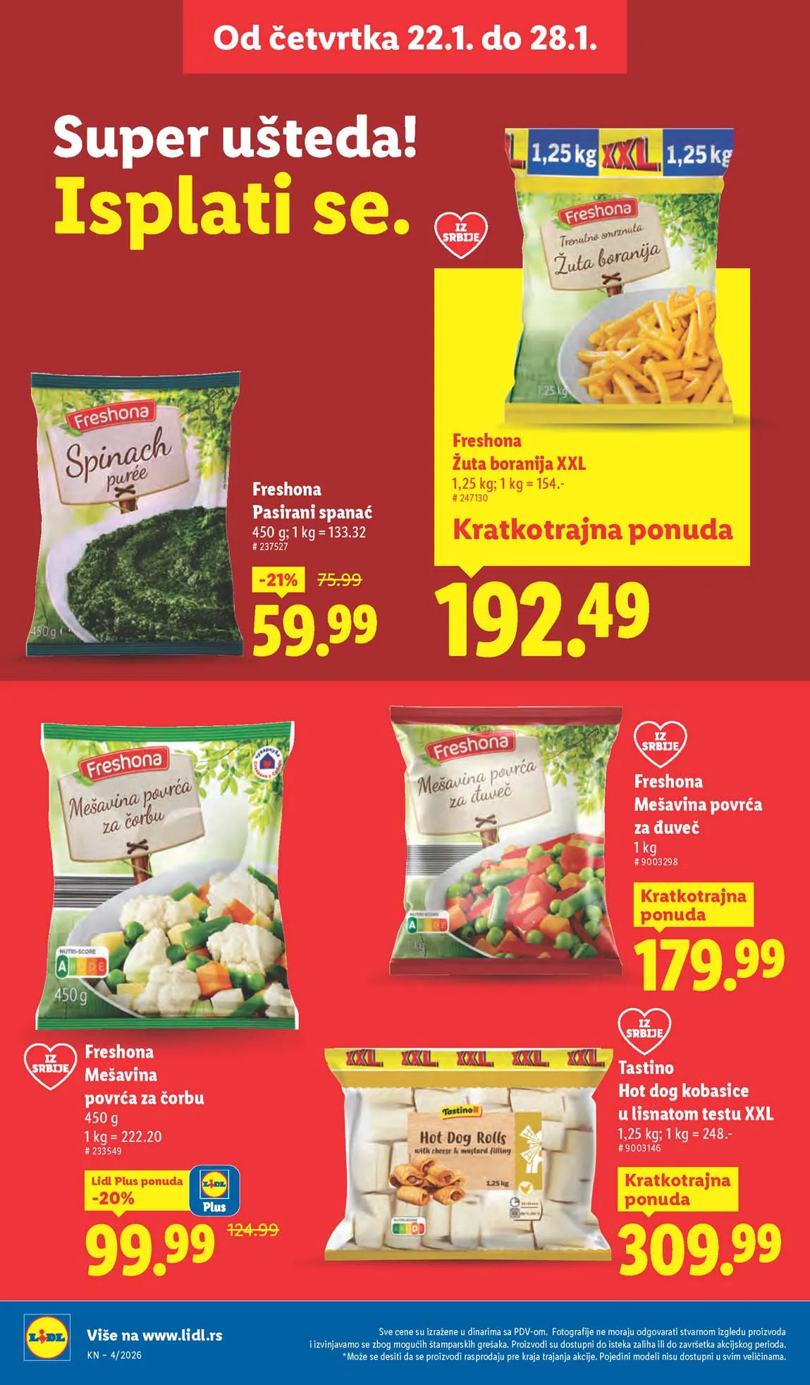 Lidl akcija sniženja