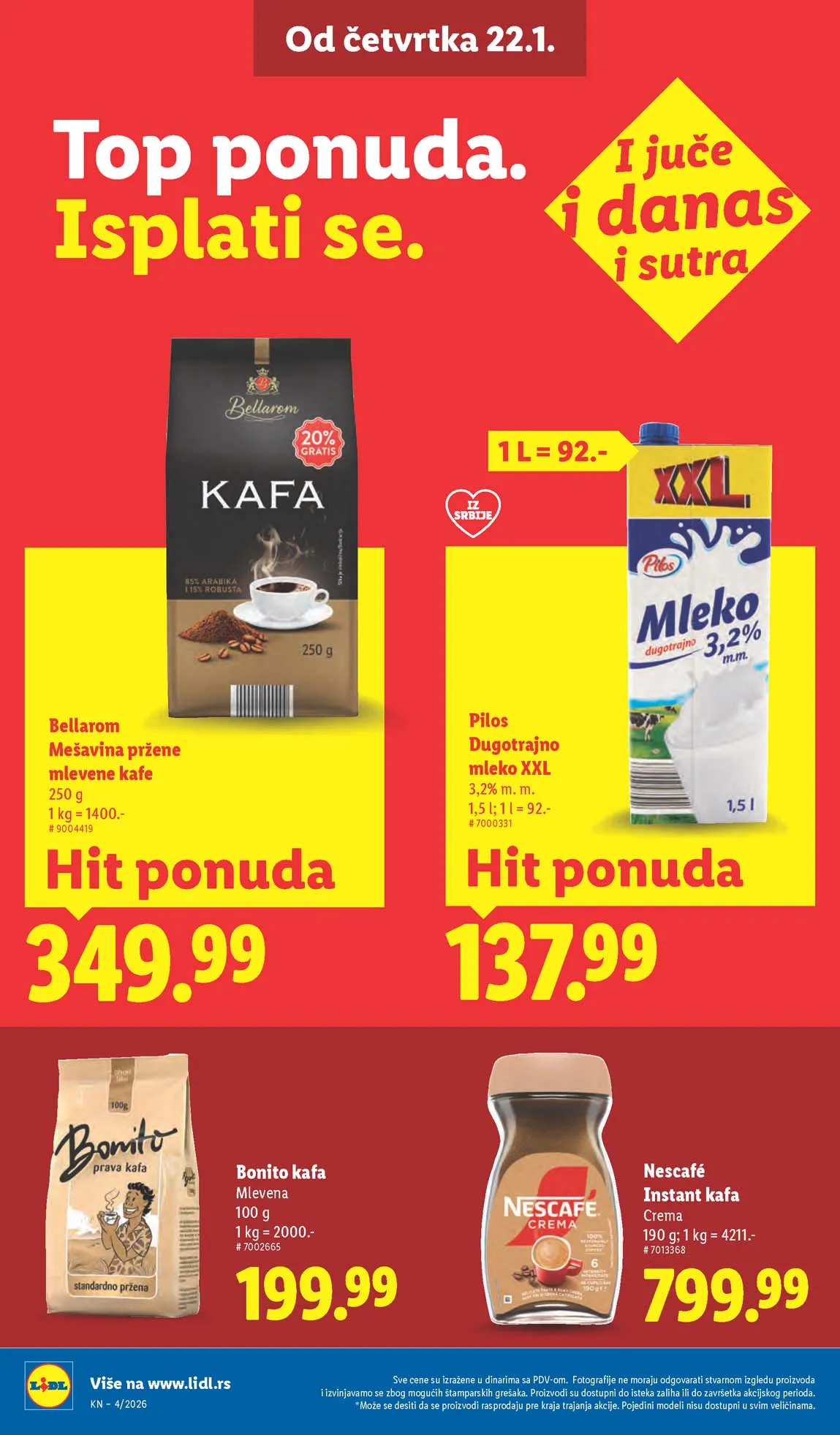 Lidl akcija sniženja