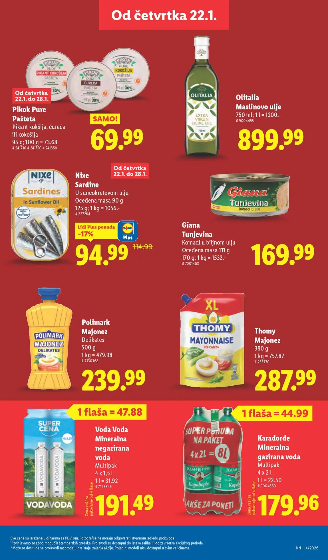 Lidl akcija sniženja